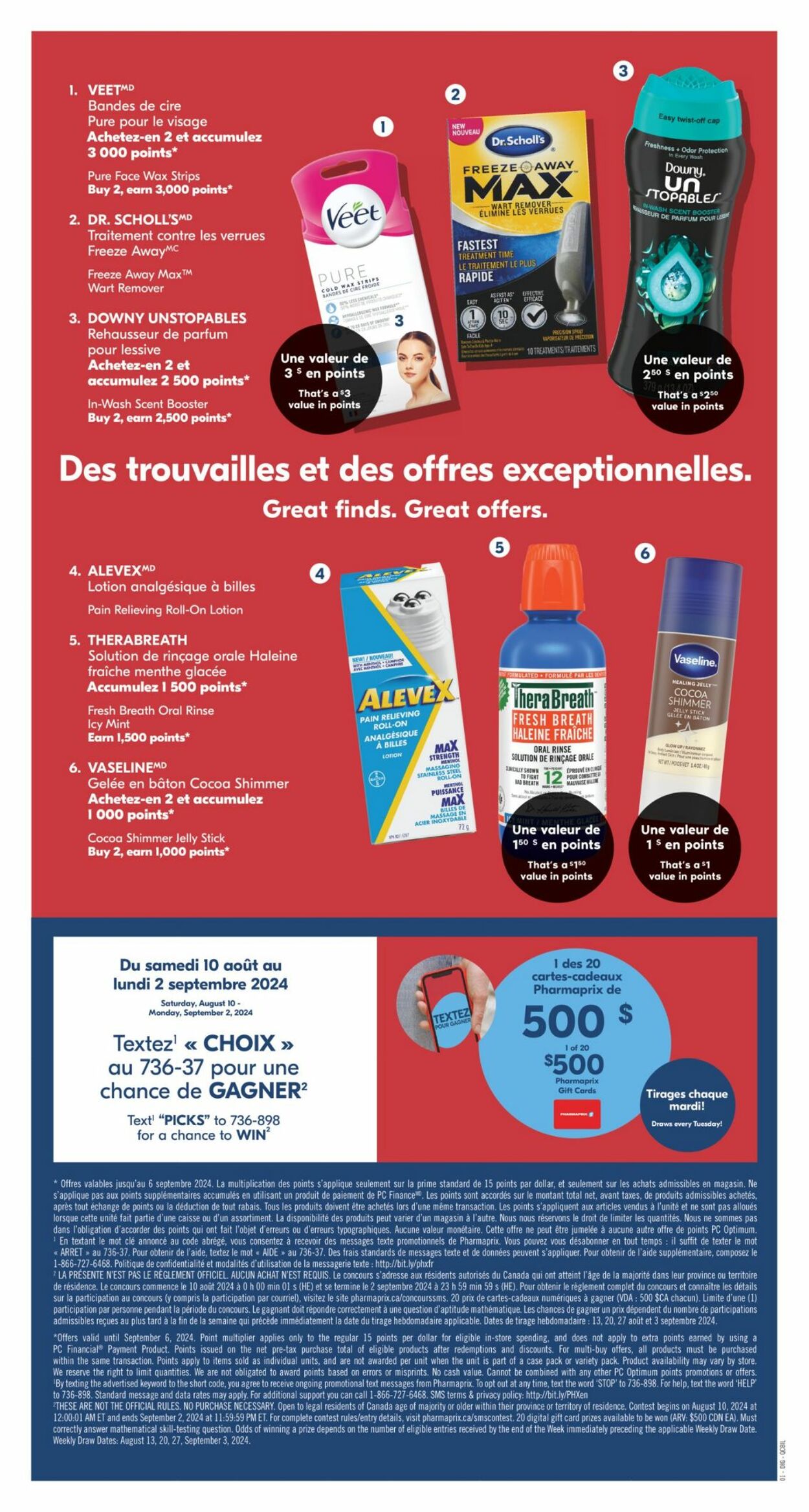 Circulaire Pharmaprix 31.08.2024 - 05.09.2024