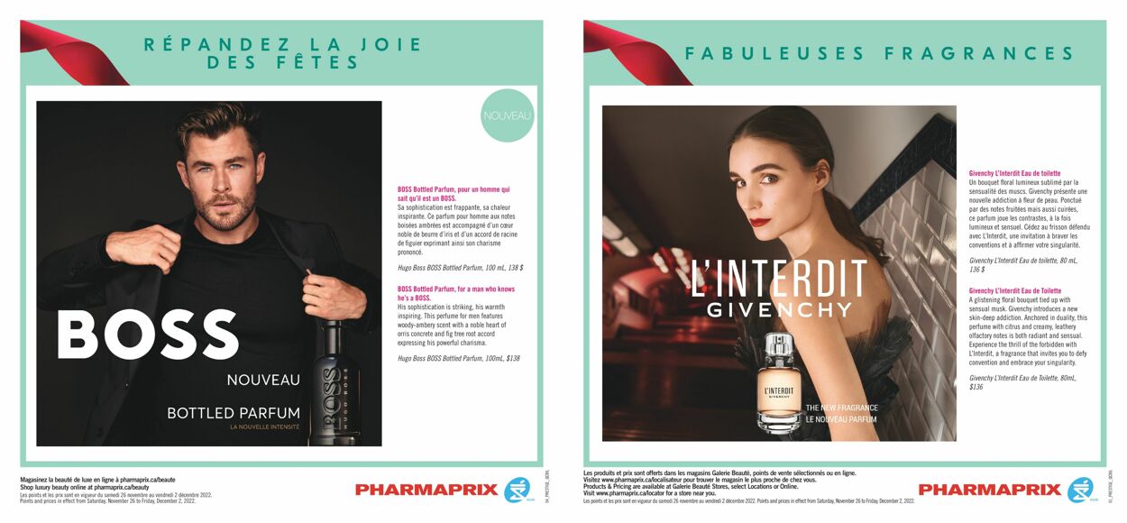 Circulaire Pharmaprix 26.11.2022 - 02.12.2022