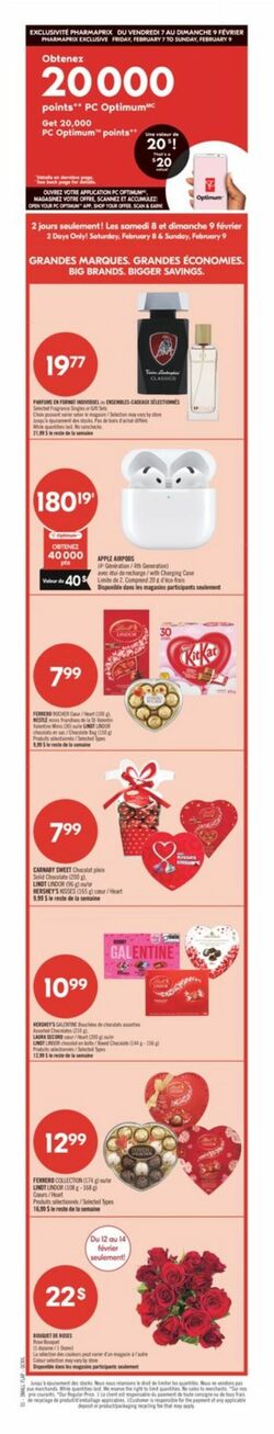 Circulaire Pharmaprix 15.02.2025 - 20.02.2025