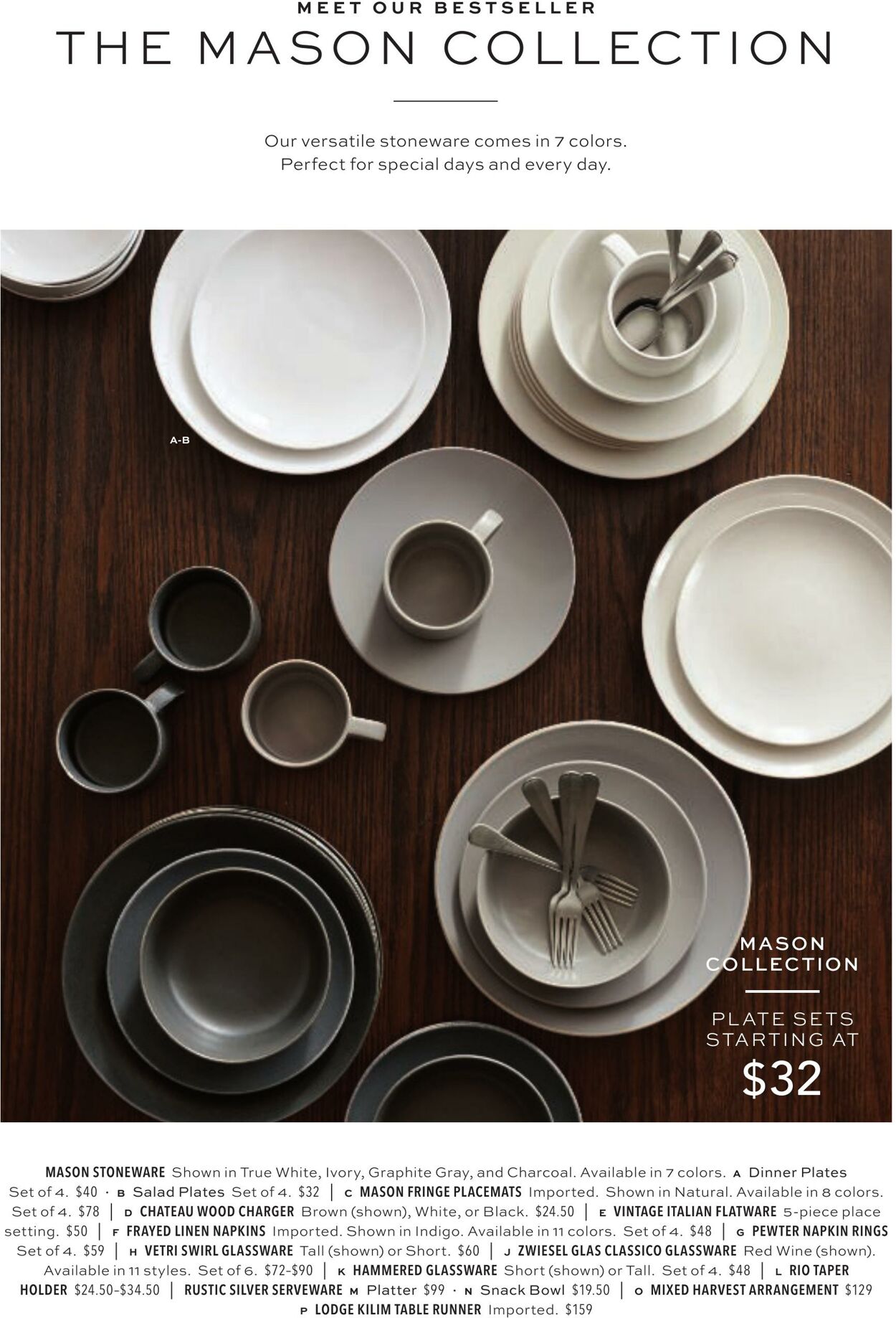 Circulaire Pottery Barn 17.07.2023 - 30.11.2023