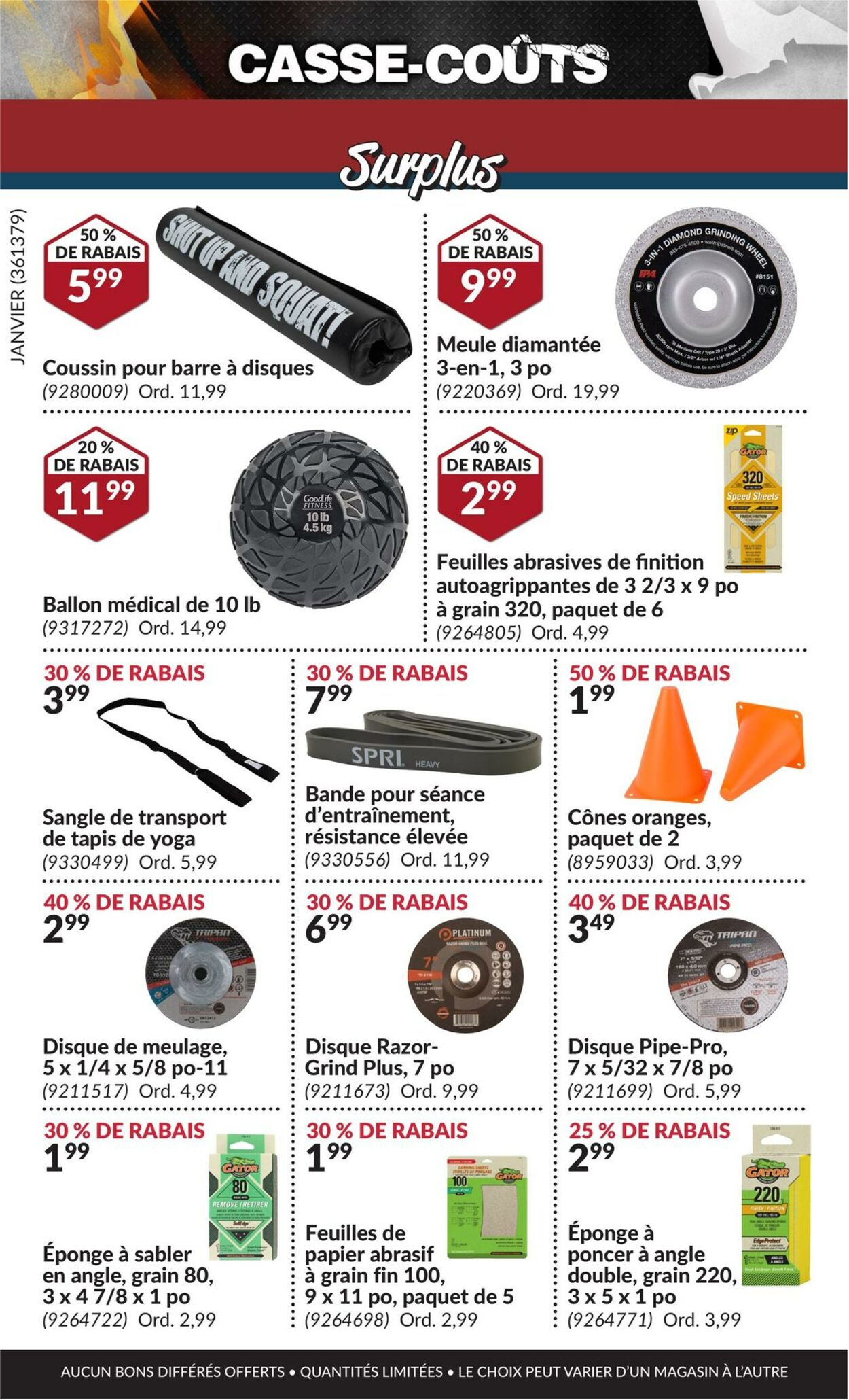 Circulaire Princess Auto 01.01.2025 - 31.01.2025