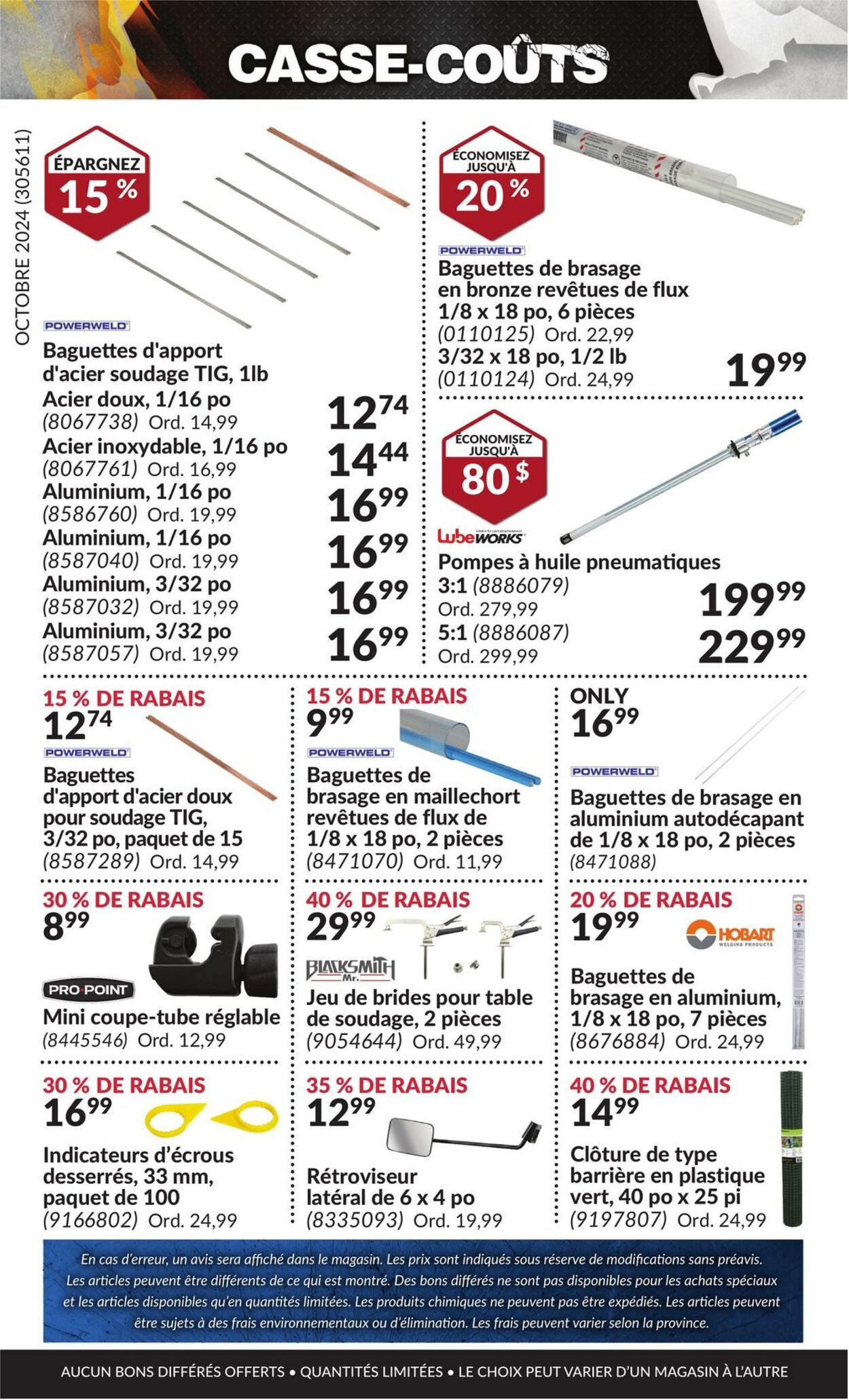 Circulaire Princess Auto 01.11.2024 - 30.11.2024