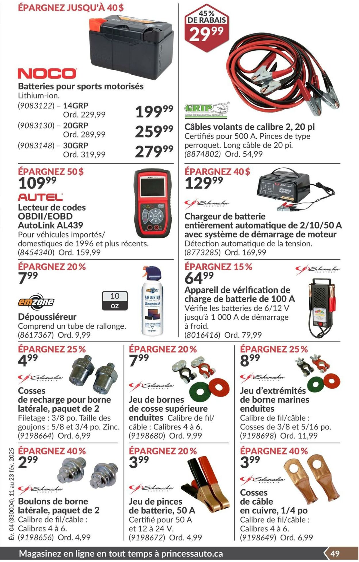 Circulaire Princess Auto 11.02.2025 - 23.02.2025