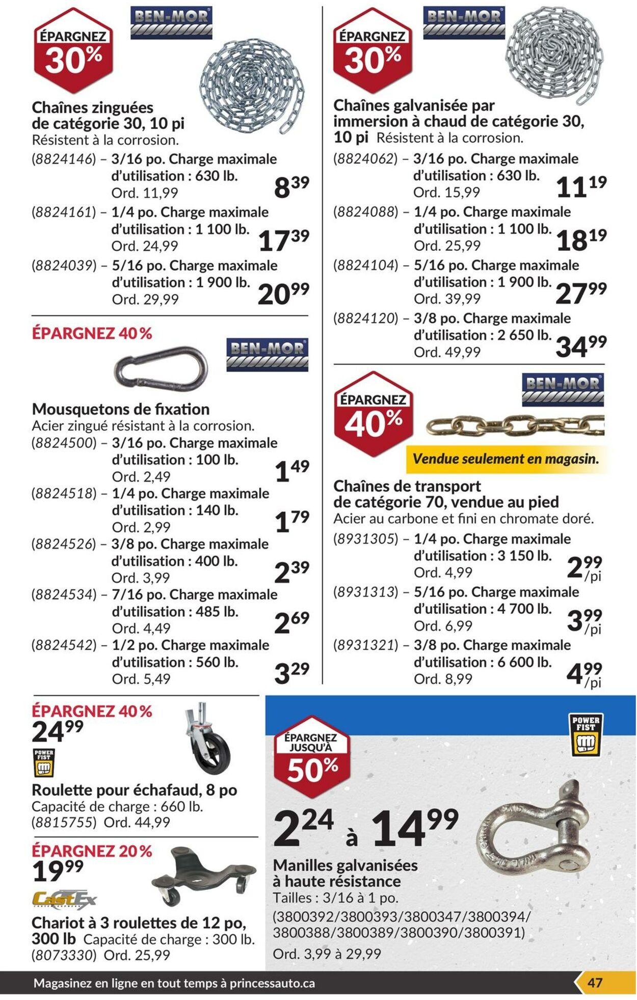 Circulaire Princess Auto 02.07.2024 - 14.07.2024