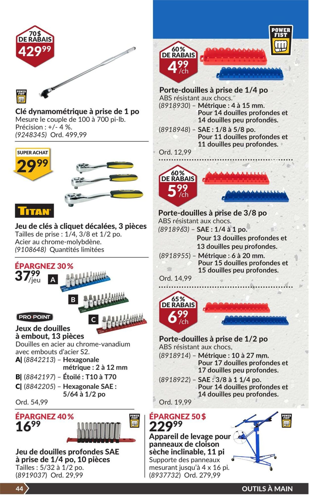 Circulaire Princess Auto 31.12.2024 - 12.01.2025