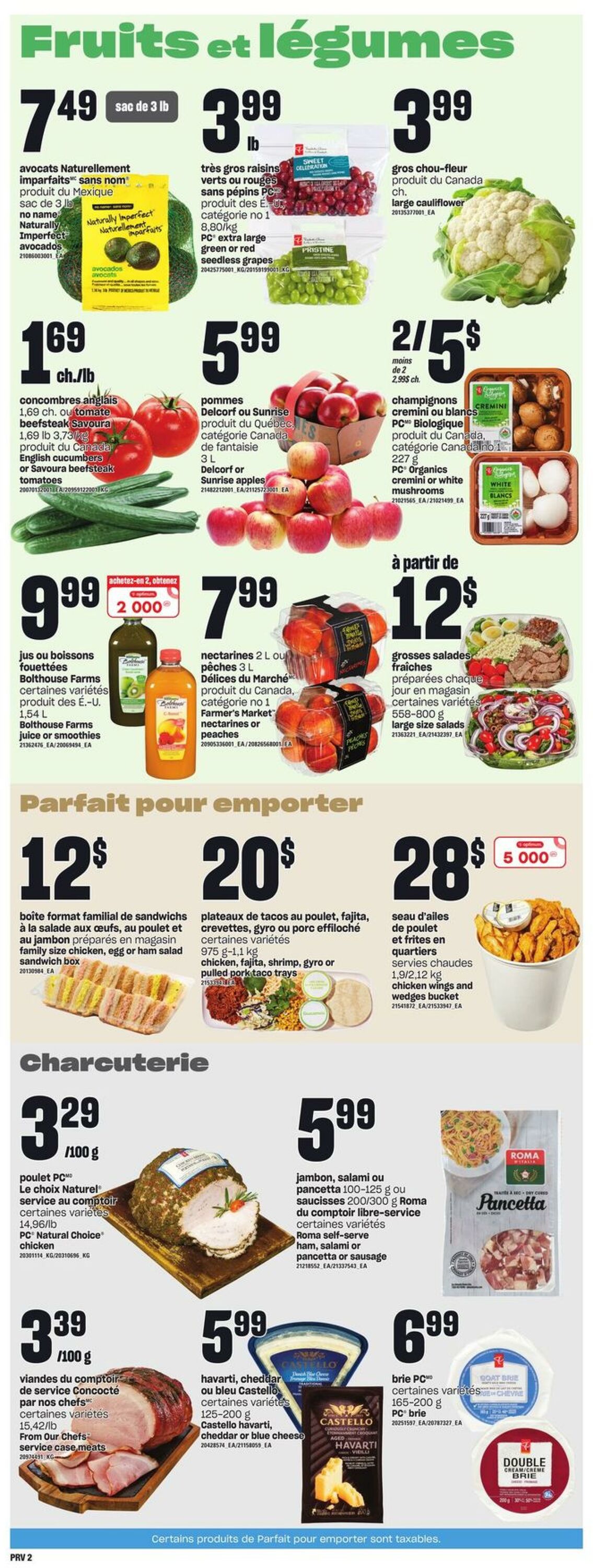 Circulaire Provigo 31.08.2023 - 06.09.2023