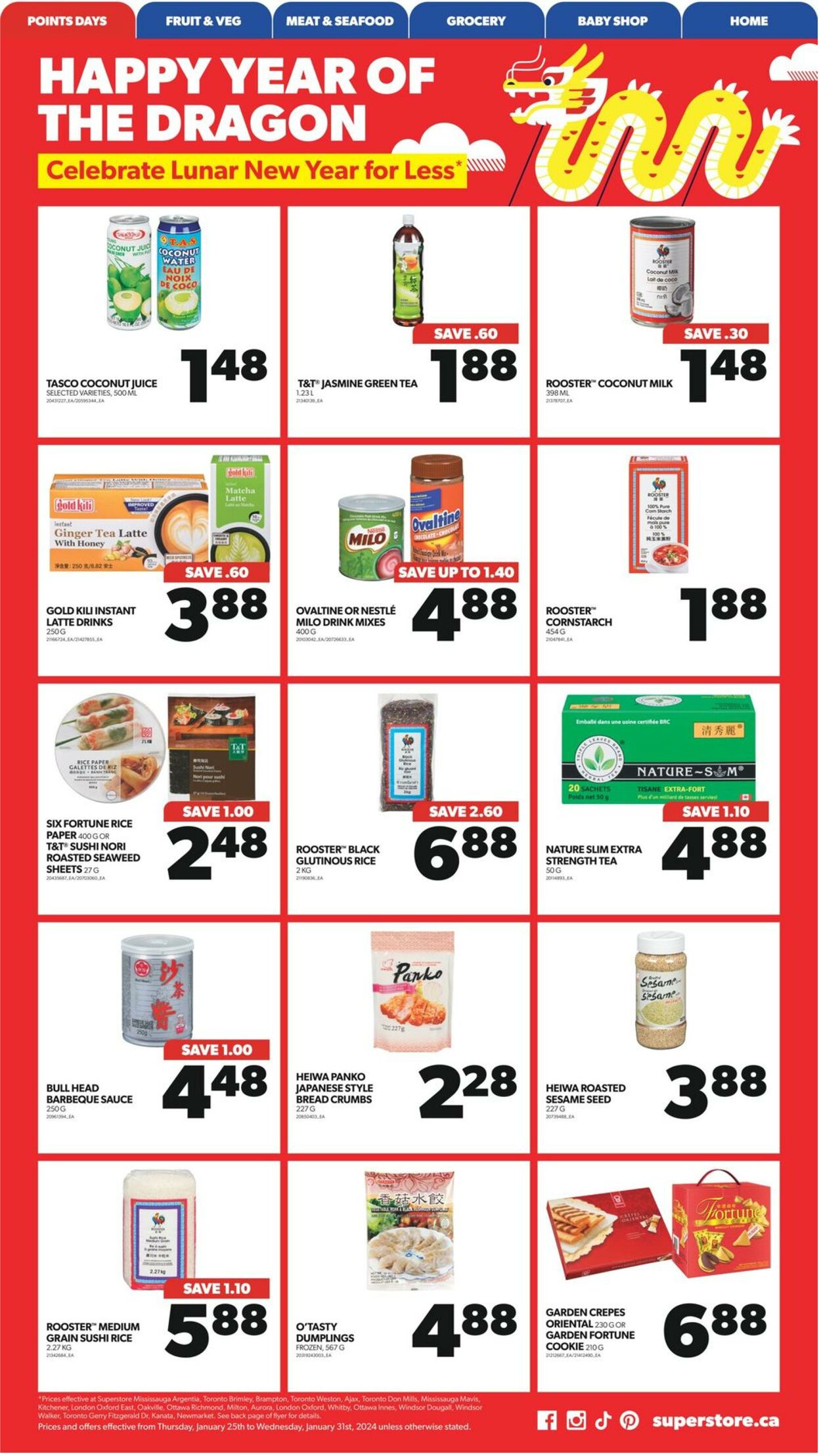 Circulaire Real Canadian Superstore 25.01.2024 - 31.01.2024
