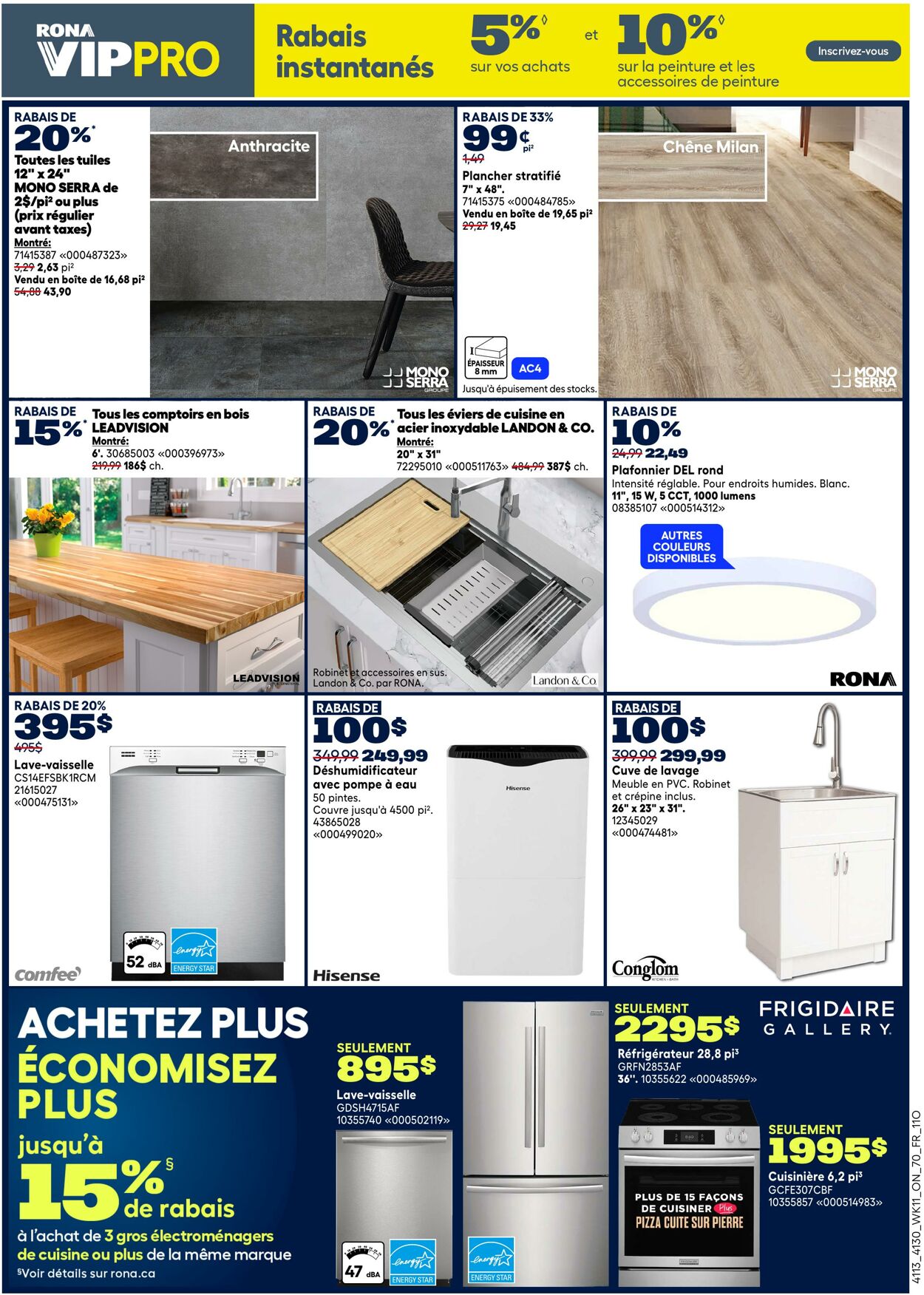 Circulaire RONA 09.04.2026 - 15.04.2026