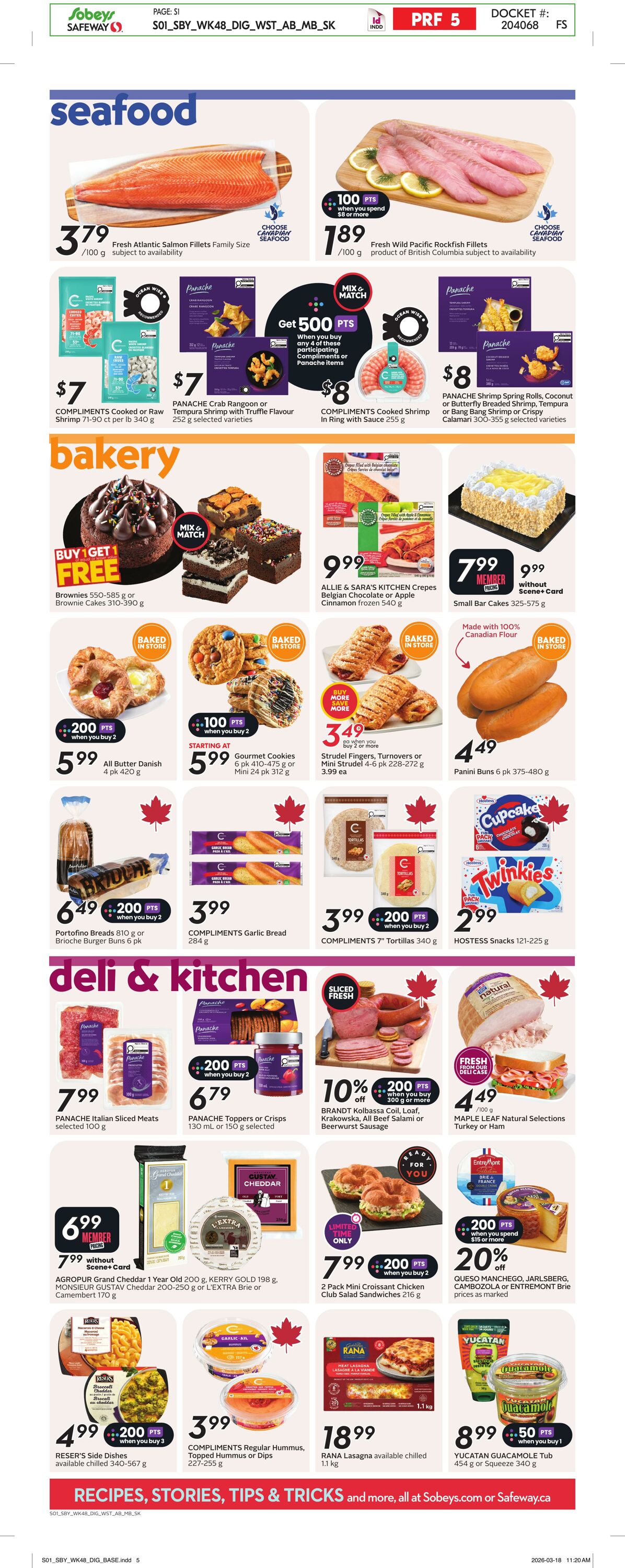Circulaire Safeway 26.03.2026 - 01.04.2026