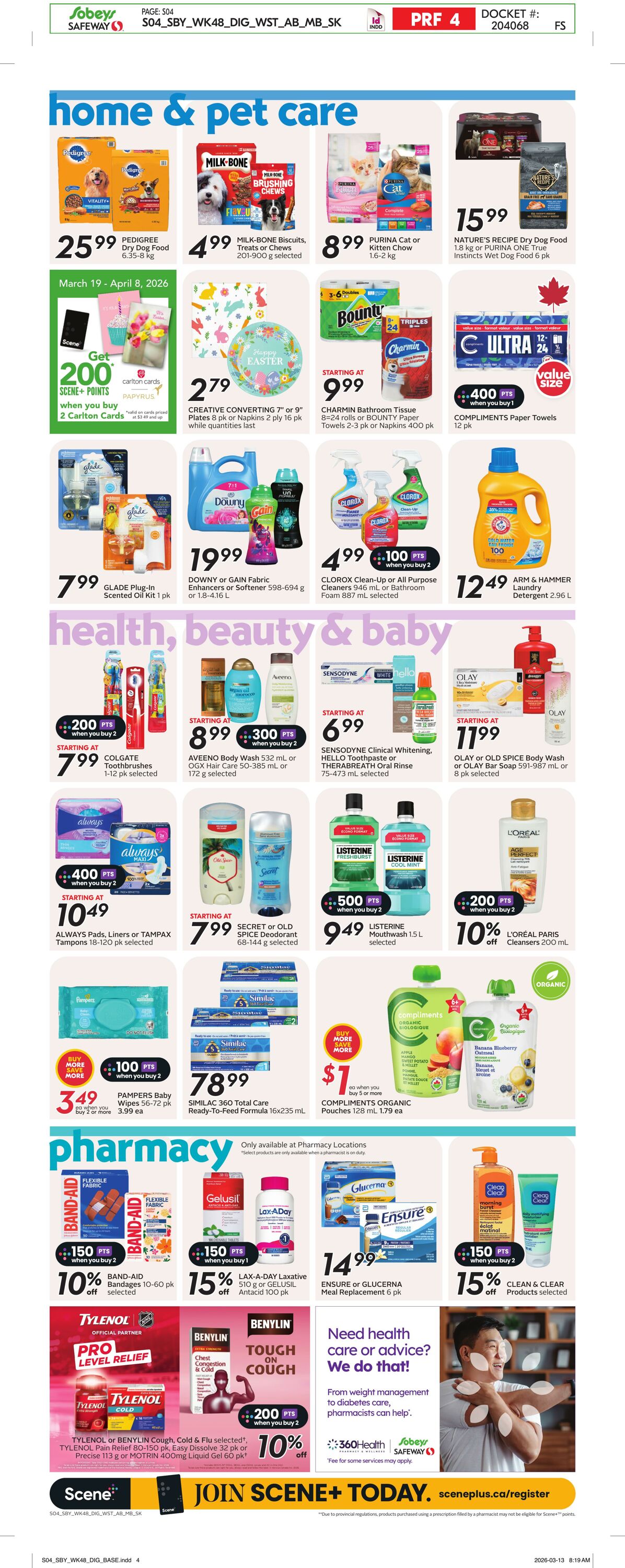 Circulaire Safeway 26.03.2026 - 01.04.2026