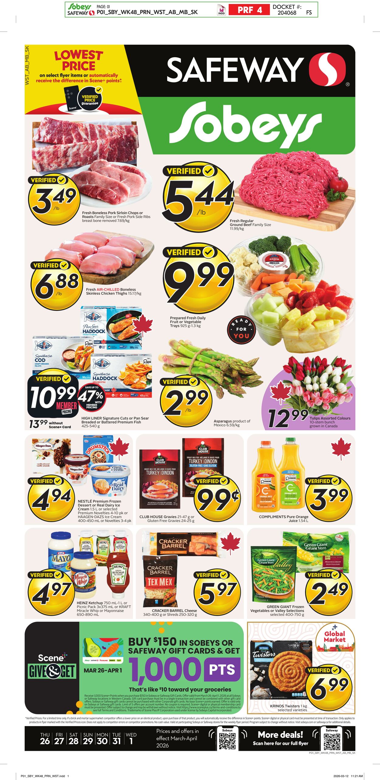 Circulaire Safeway 26.03.2026 - 01.04.2026