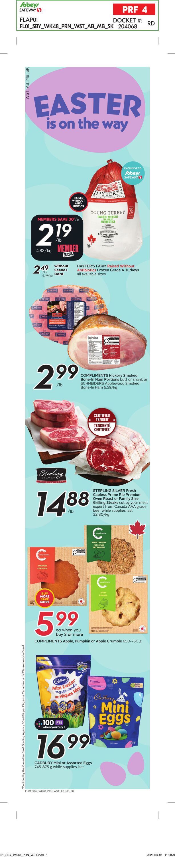 Circulaire Safeway 26.03.2026 - 01.04.2026