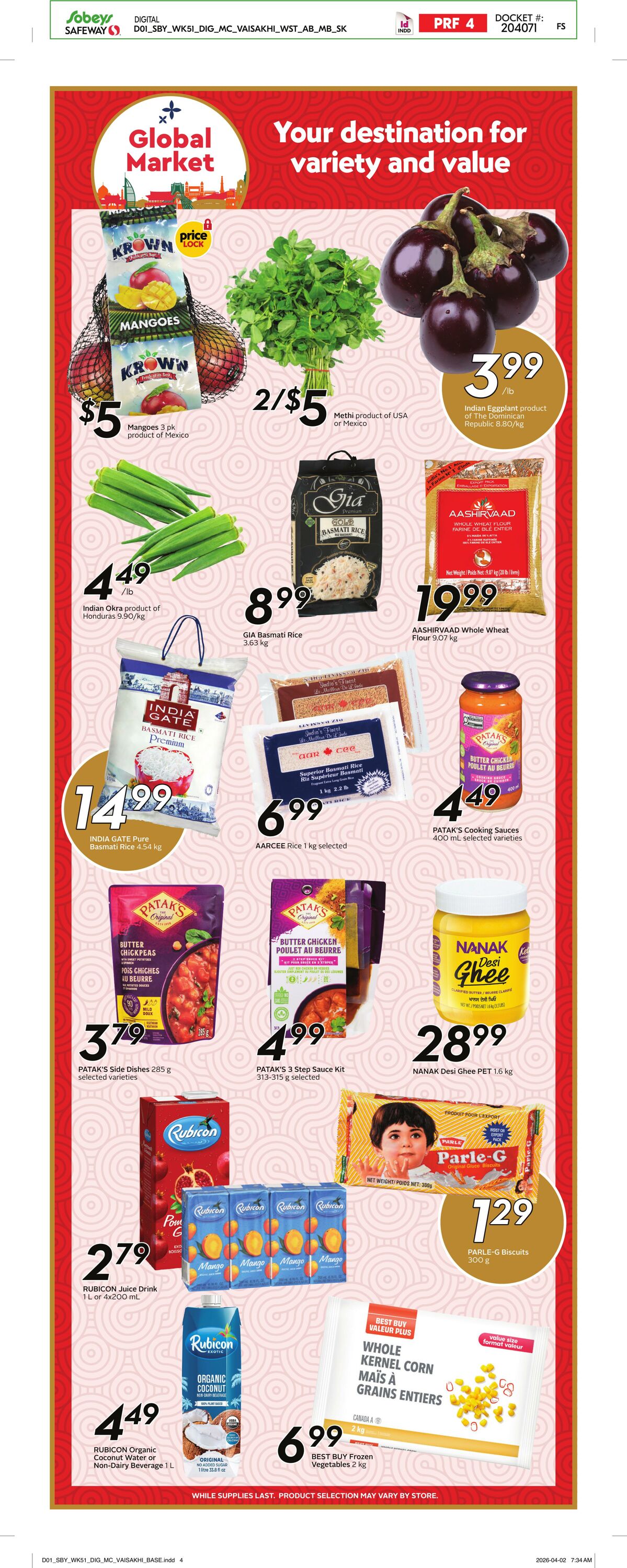 Circulaire Safeway 16.04.2026 - 22.04.2026