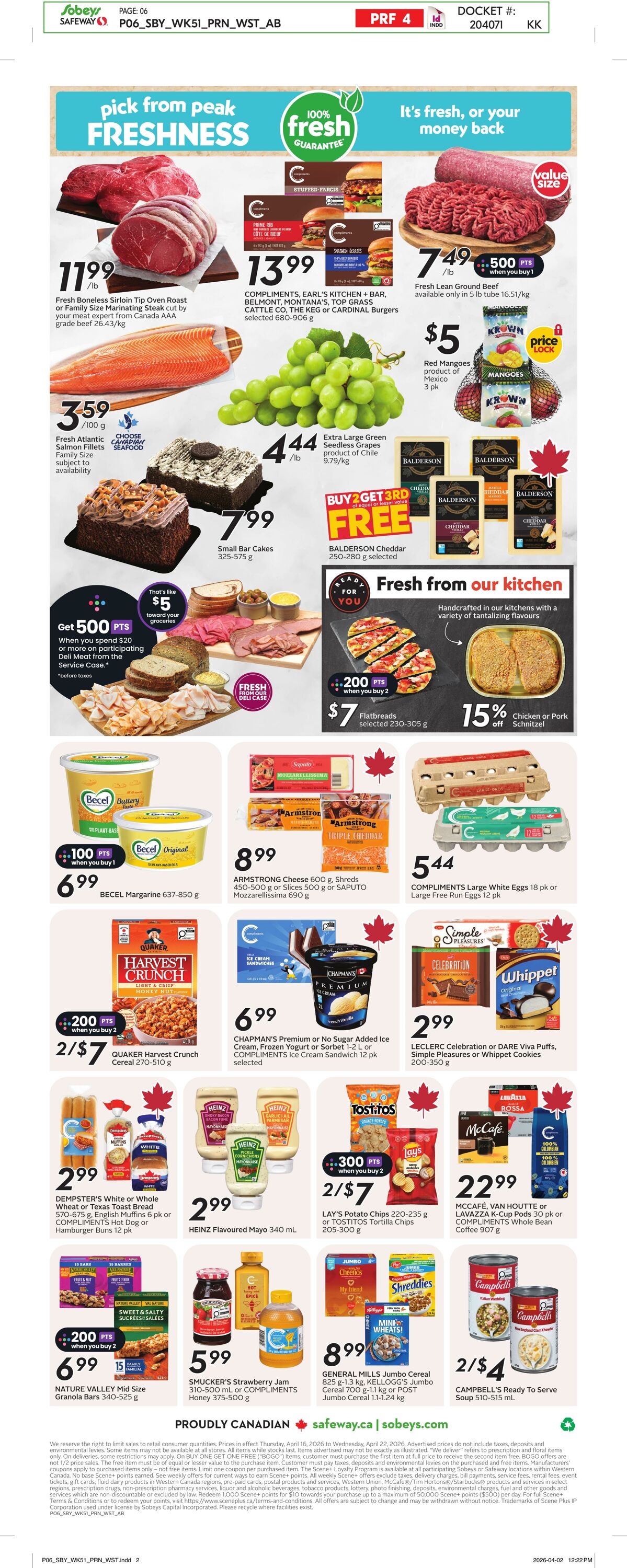 Circulaire Safeway 16.04.2026 - 22.04.2026
