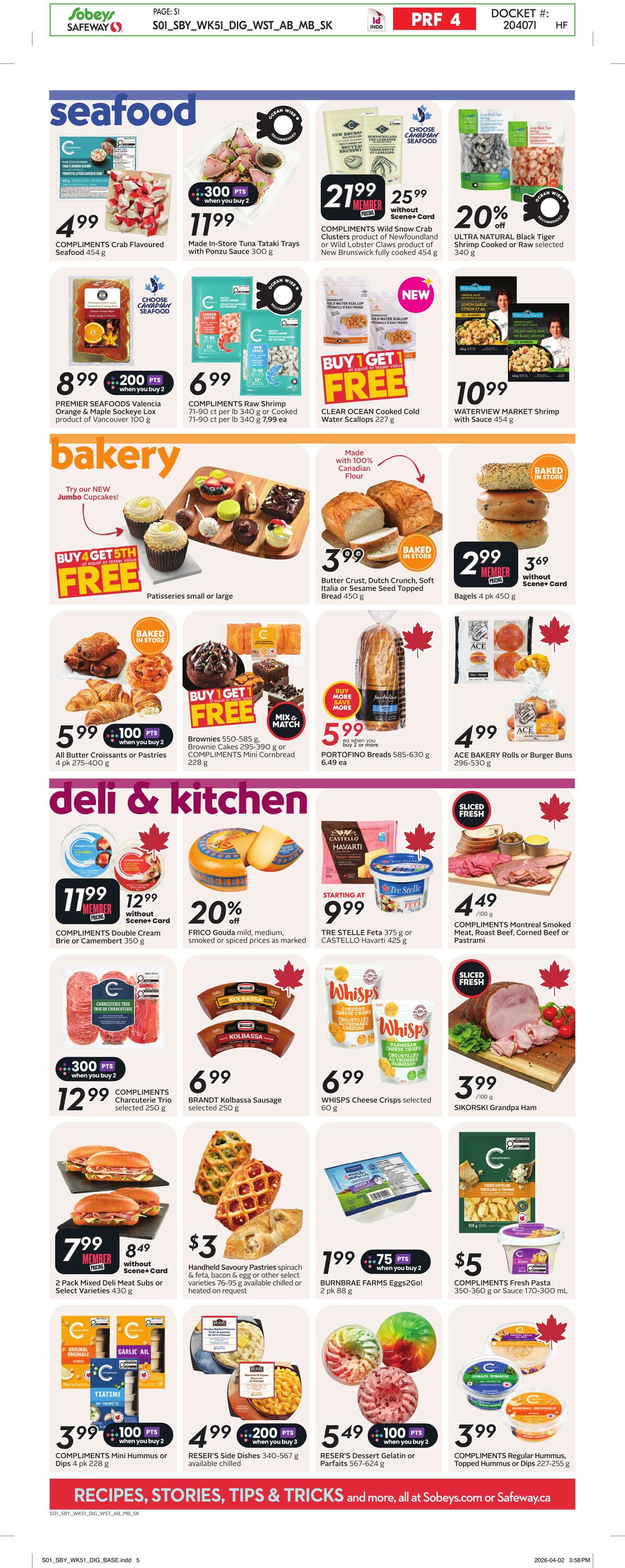Circulaire Safeway 16.04.2026 - 22.04.2026
