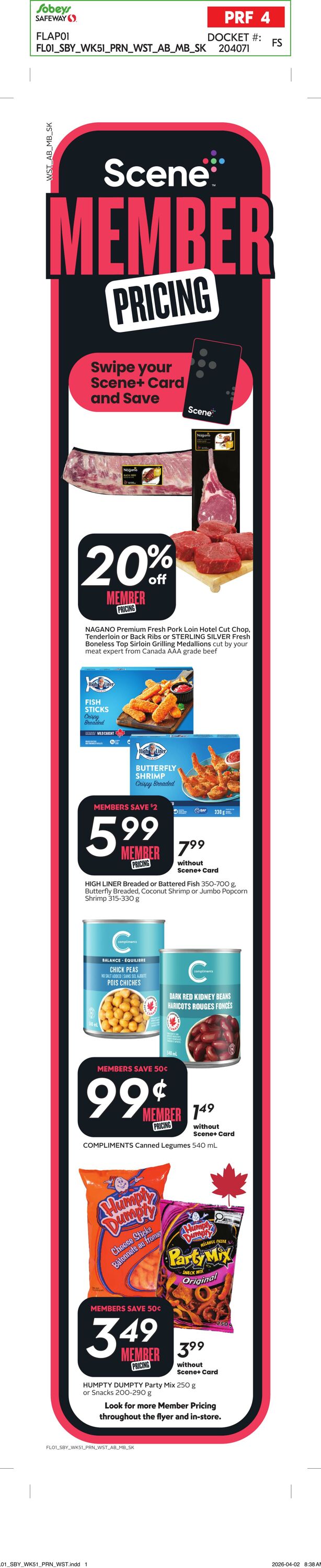 Circulaire Safeway 16.04.2026 - 22.04.2026