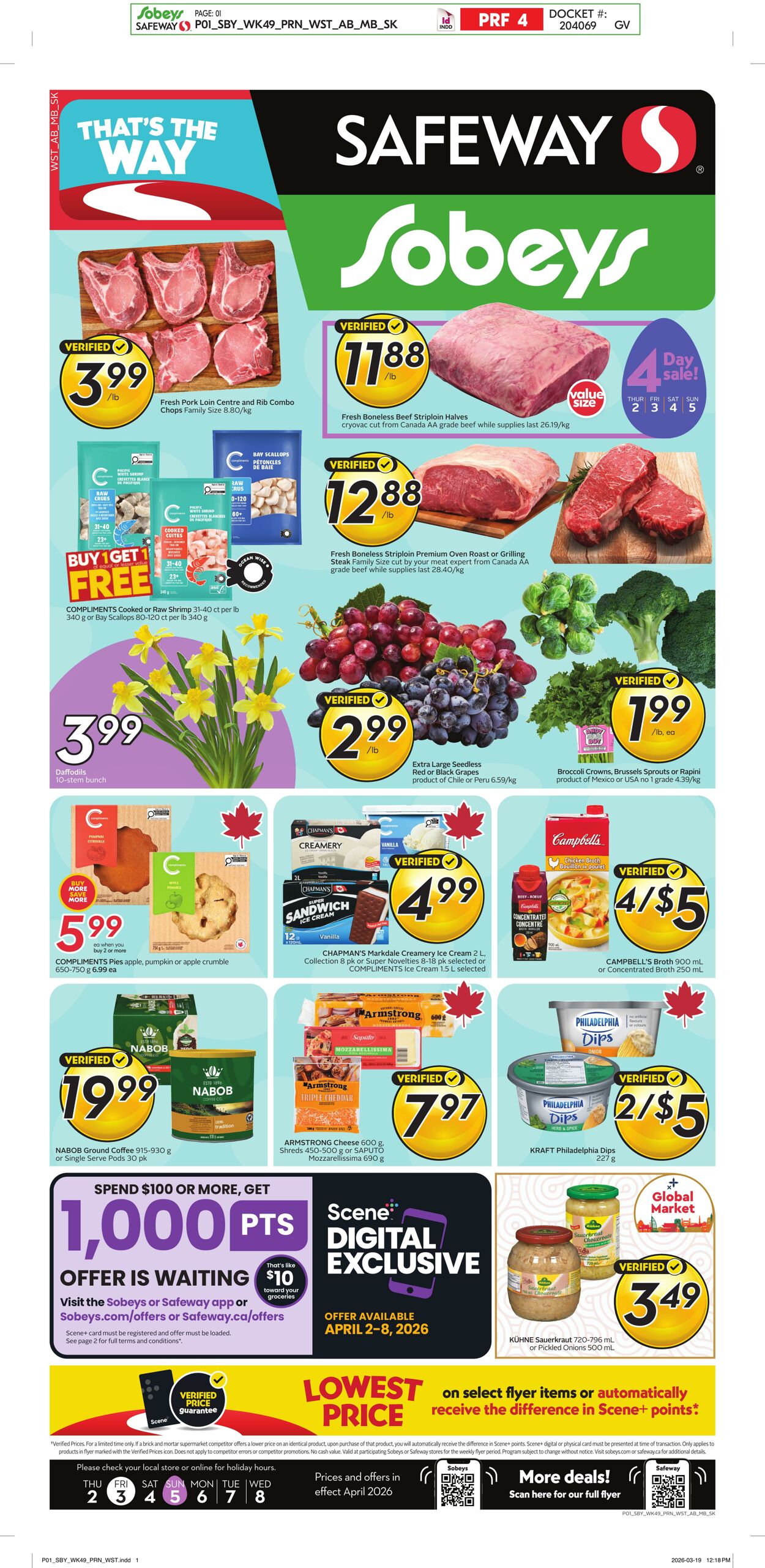 Circulaire Safeway 02.04.2026 - 08.04.2026