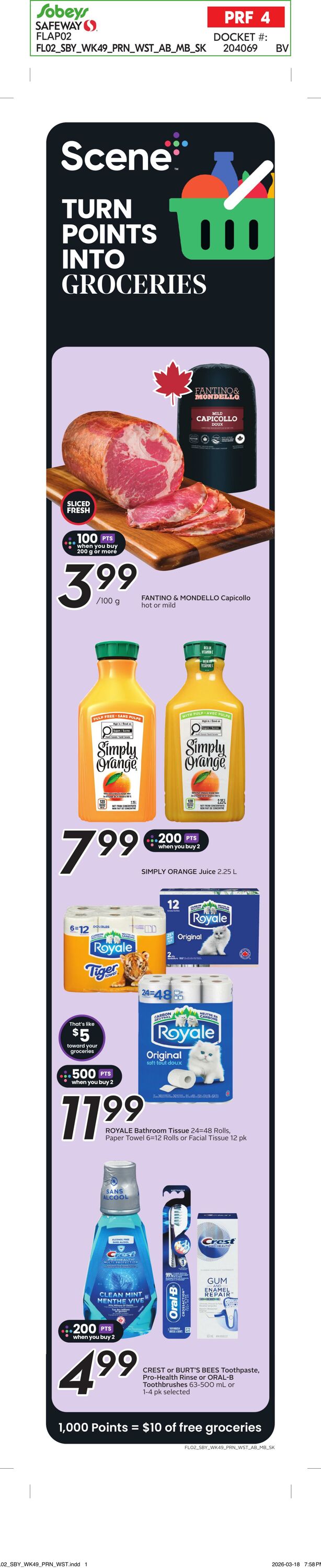 Circulaire Safeway 02.04.2026 - 08.04.2026