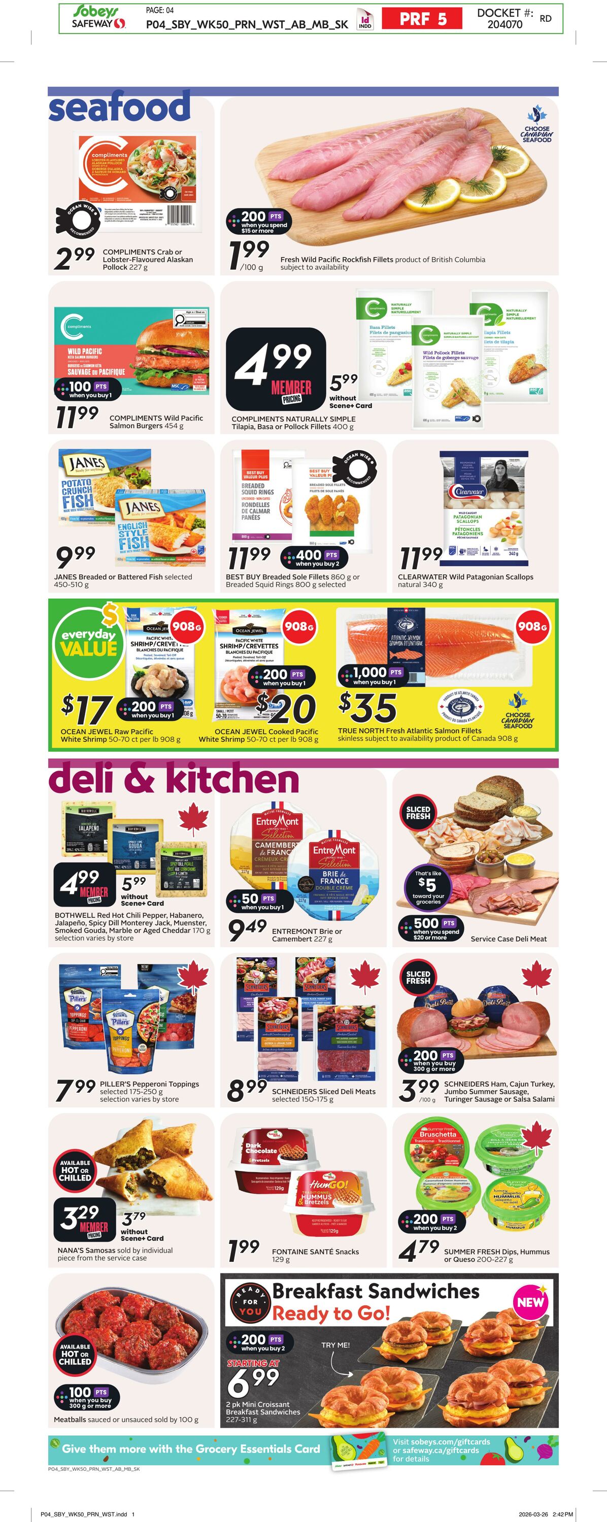 Circulaire Safeway 09.04.2026 - 15.04.2026