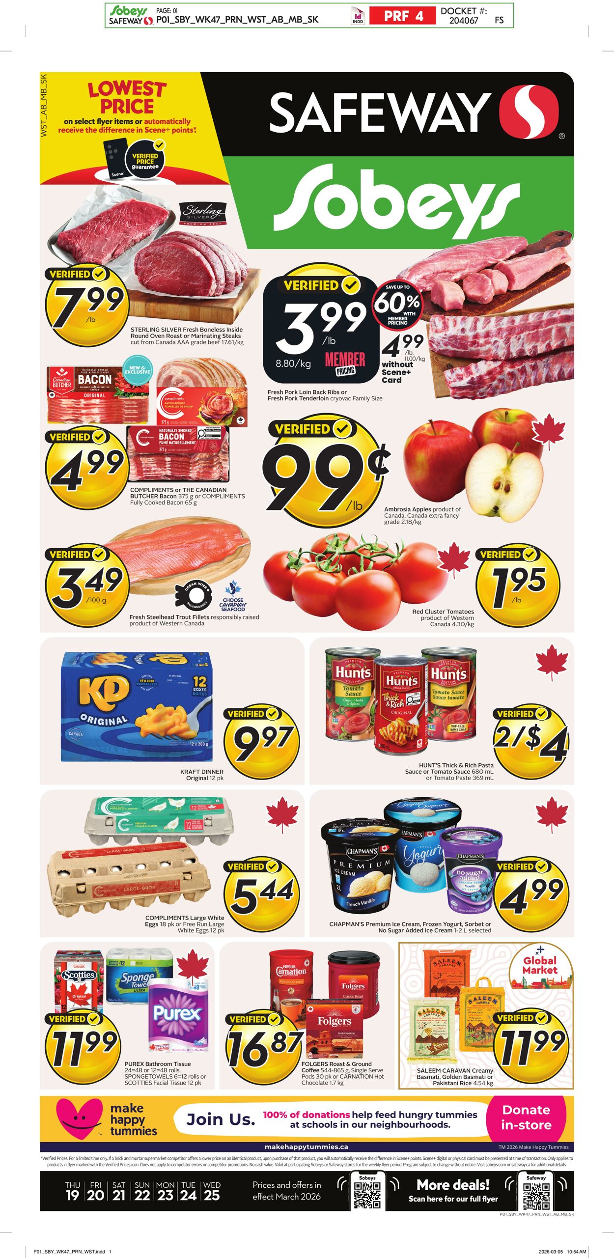 Circulaire Safeway 19.03.2026 - 25.03.2026