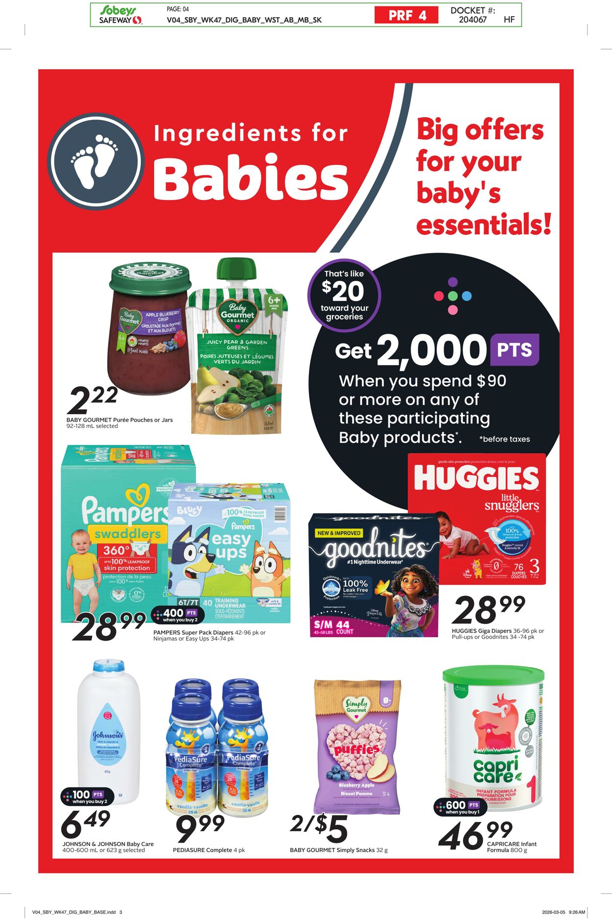 Circulaire Safeway 19.03.2026 - 25.03.2026