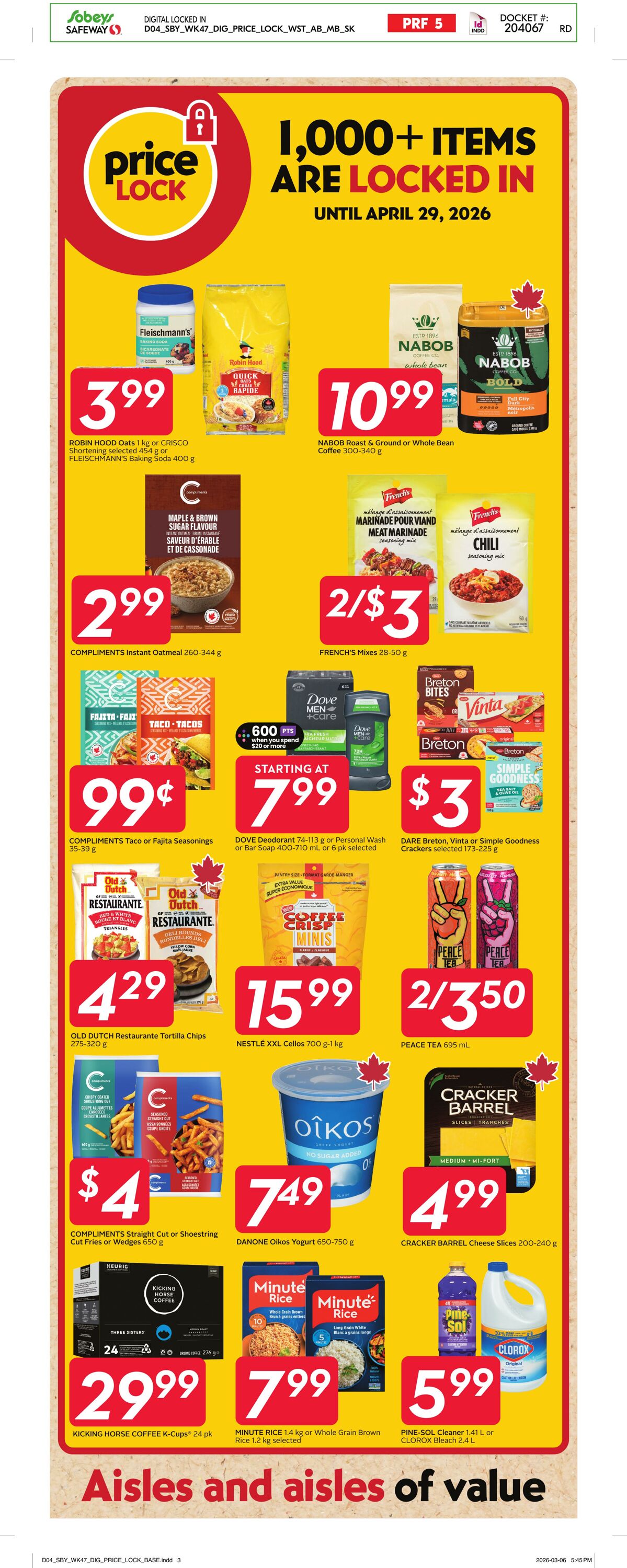 Circulaire Safeway 19.03.2026 - 25.03.2026