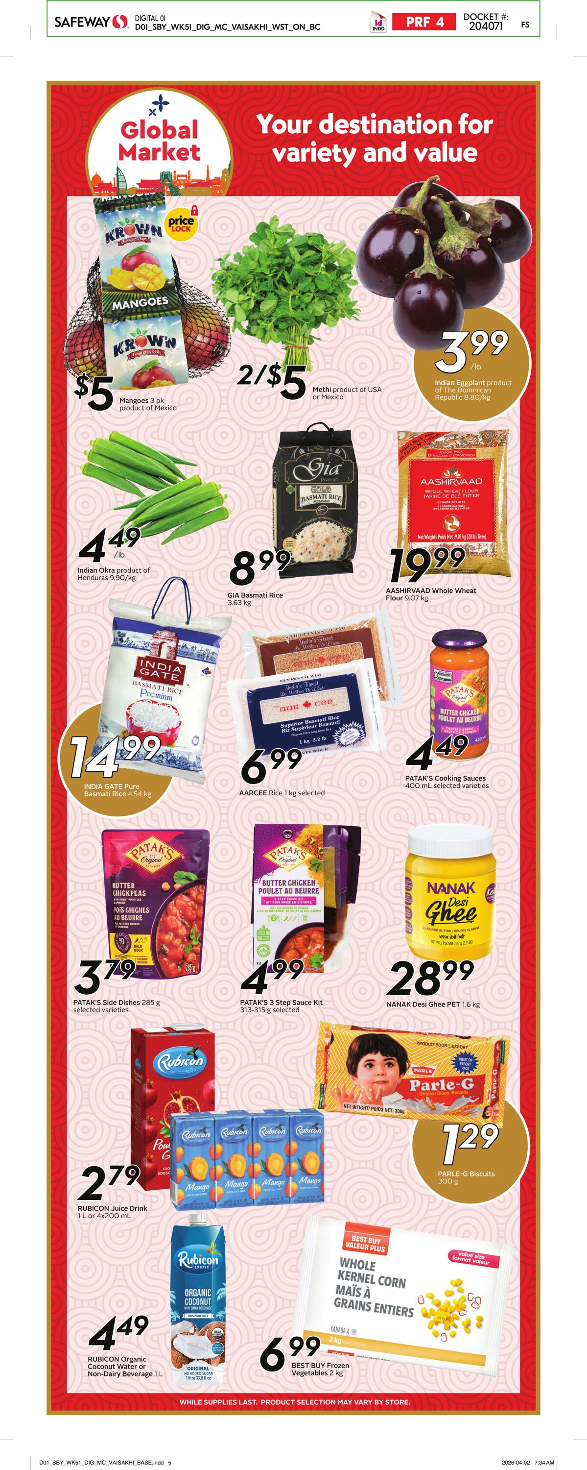 Circulaire Safeway 16.04.2026 - 22.04.2026