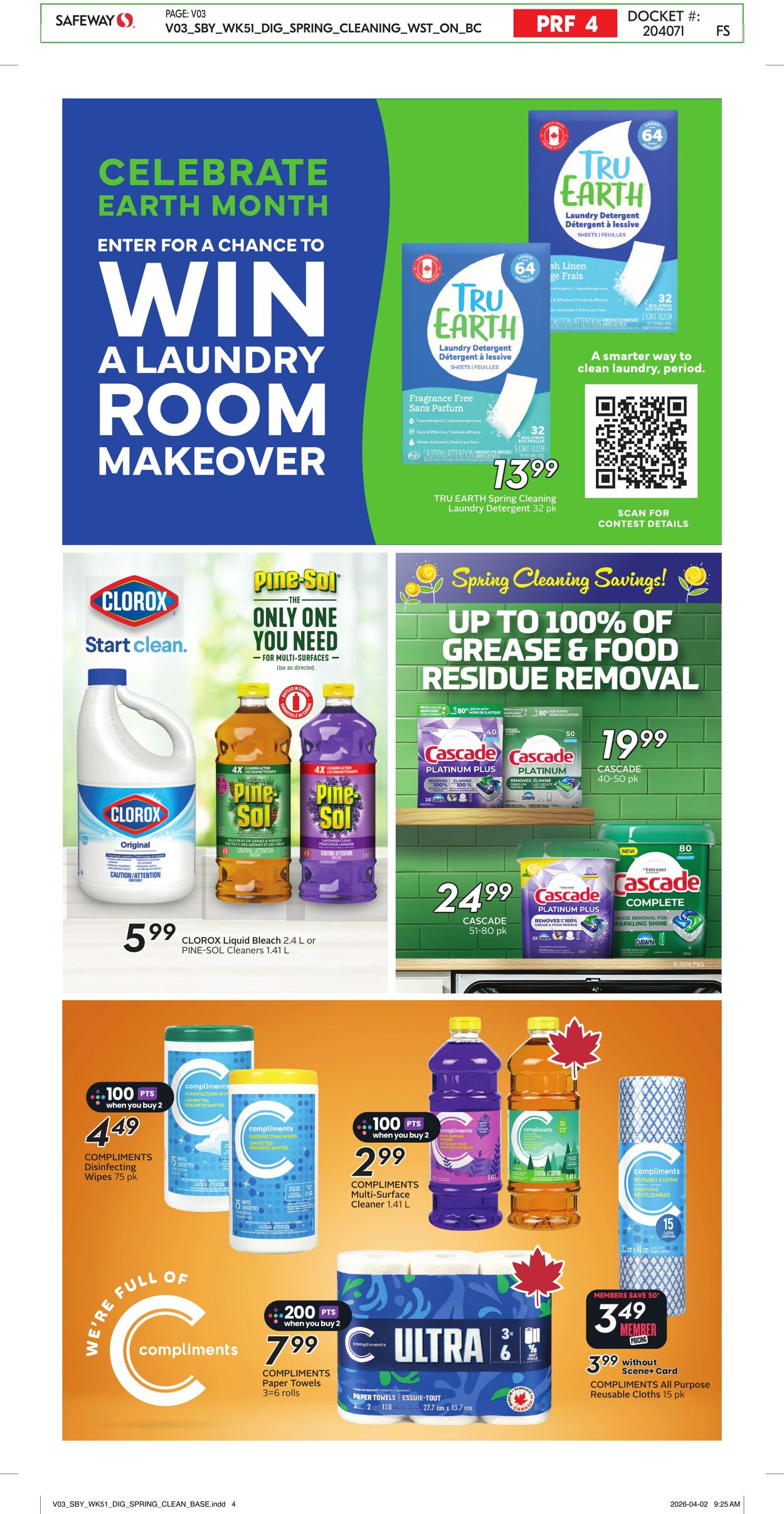 Circulaire Safeway 16.04.2026 - 22.04.2026