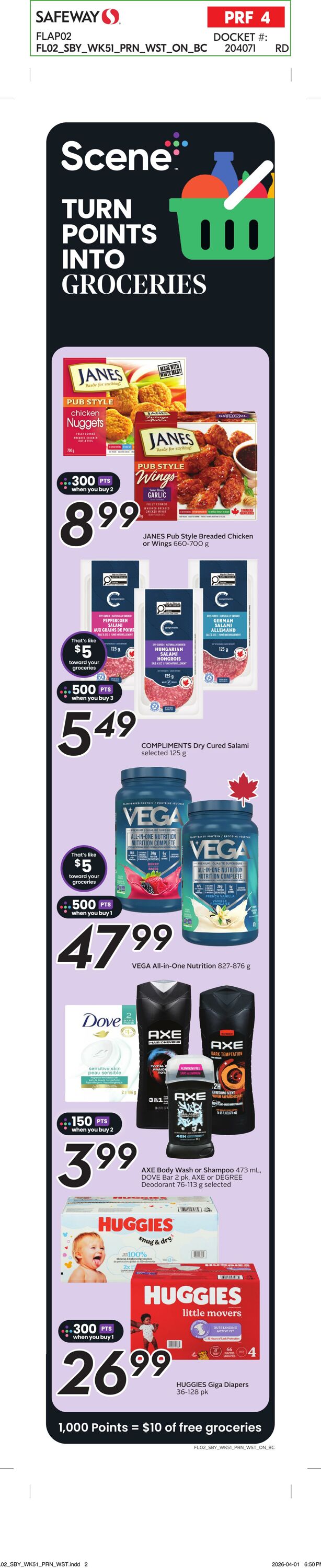 Circulaire Safeway 16.04.2026 - 22.04.2026