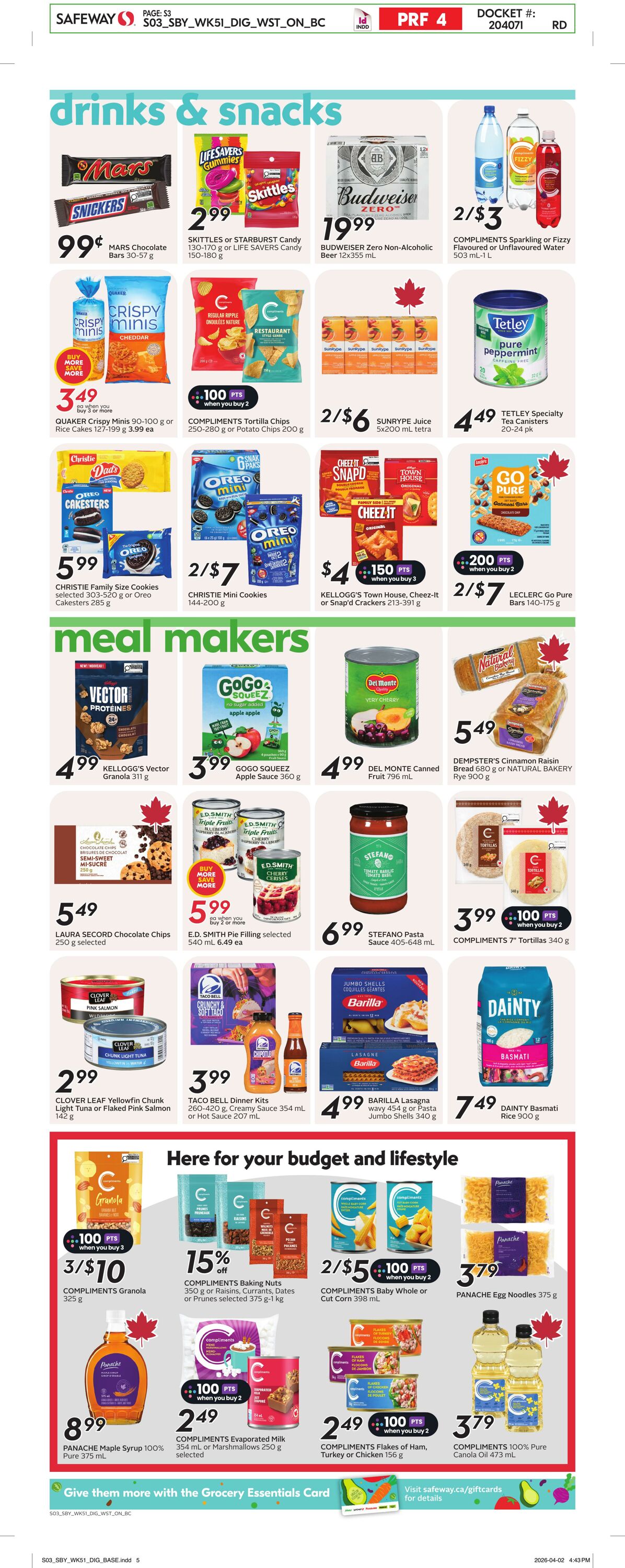 Circulaire Safeway 16.04.2026 - 22.04.2026
