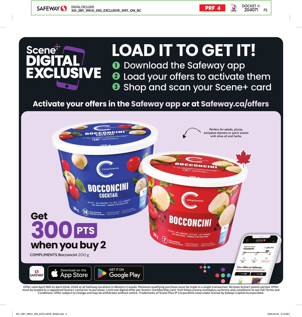 Circulaire Safeway 16.04.2026 - 22.04.2026