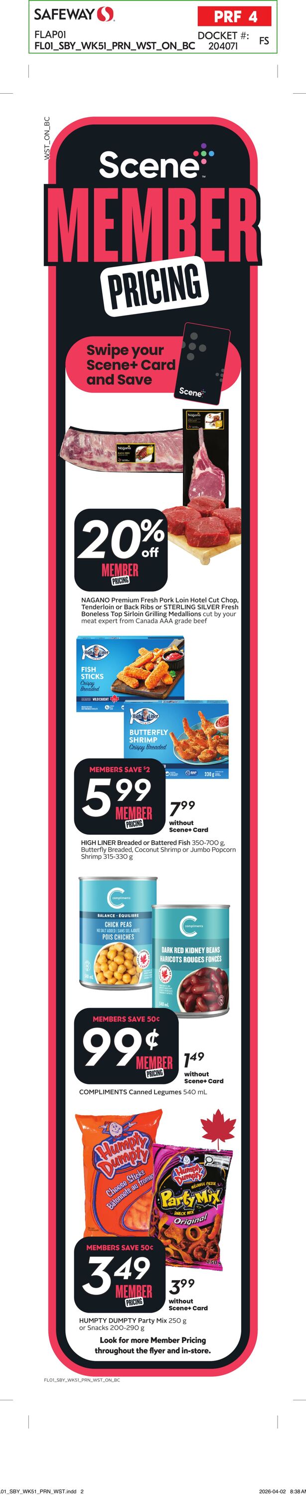 Circulaire Safeway 16.04.2026 - 22.04.2026