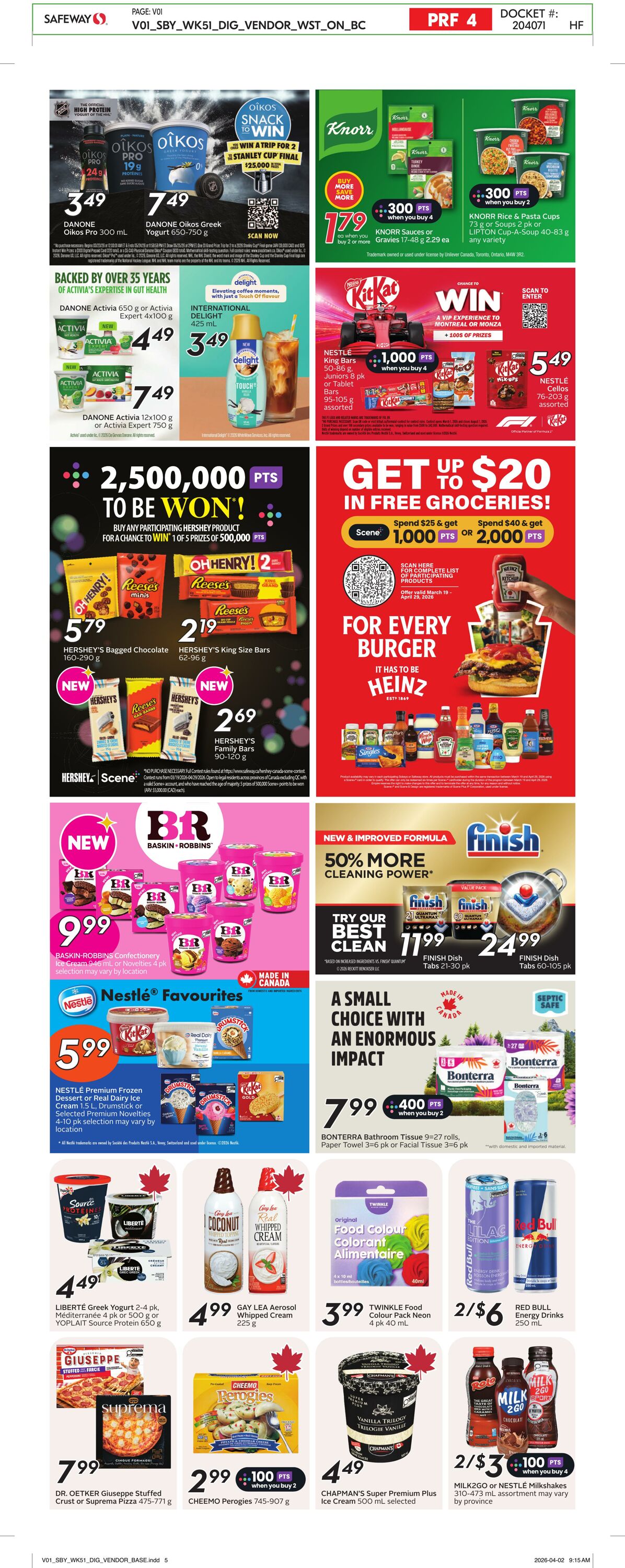 Circulaire Safeway 16.04.2026 - 22.04.2026