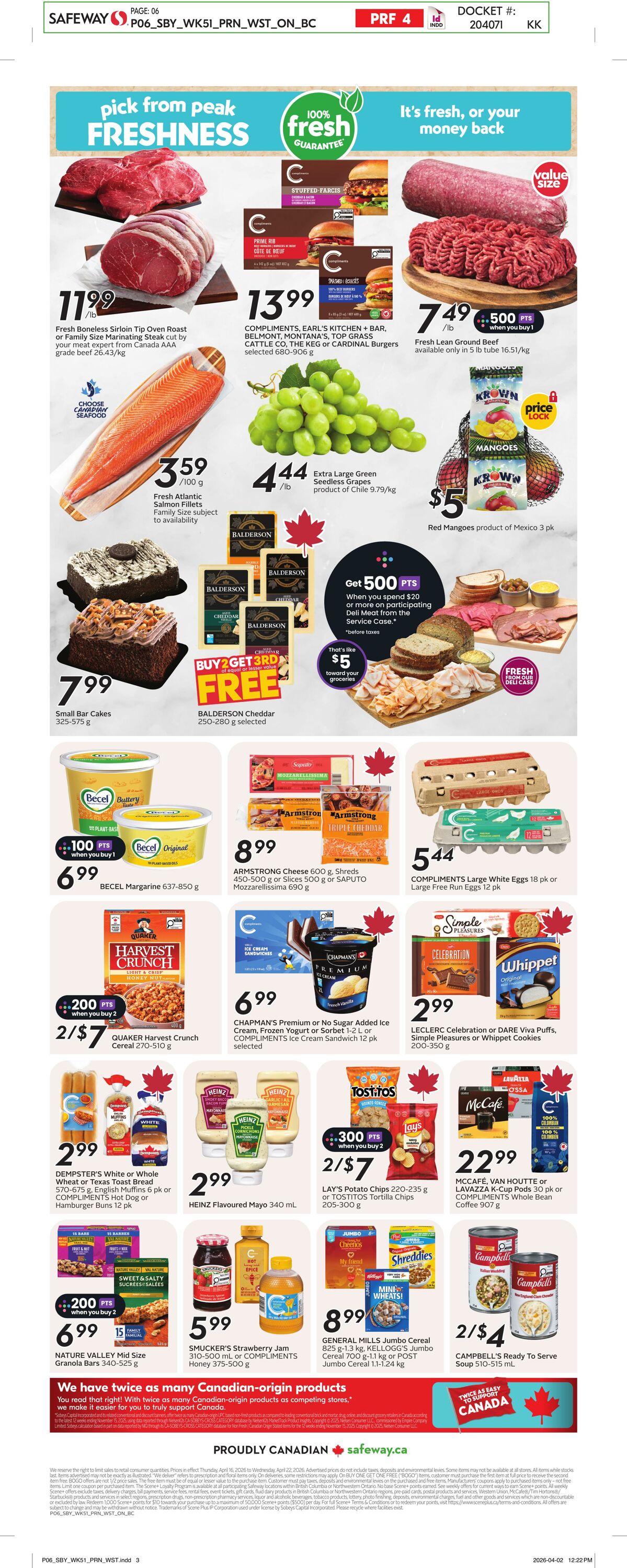 Circulaire Safeway 16.04.2026 - 22.04.2026