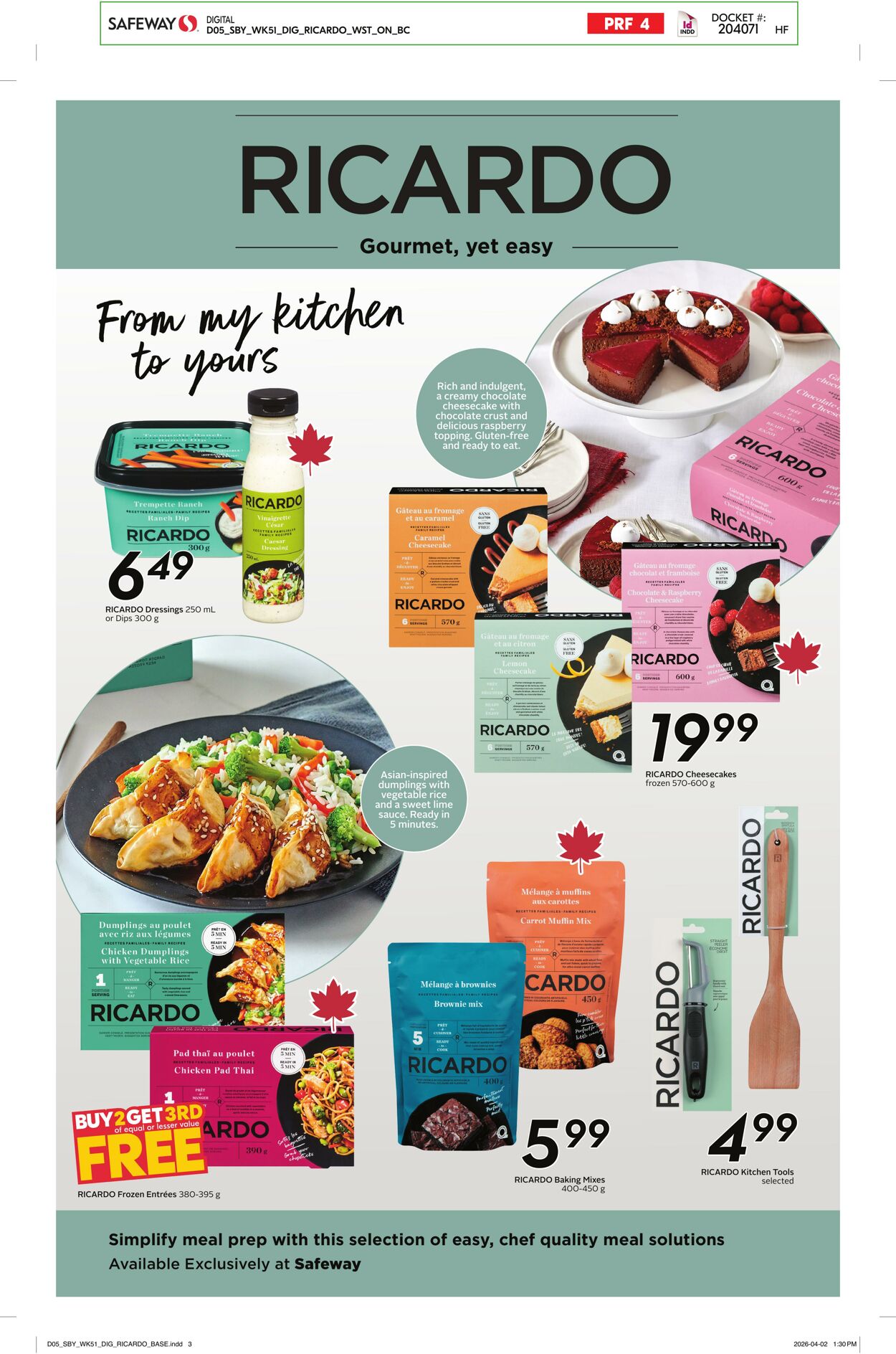 Circulaire Safeway 16.04.2026 - 22.04.2026