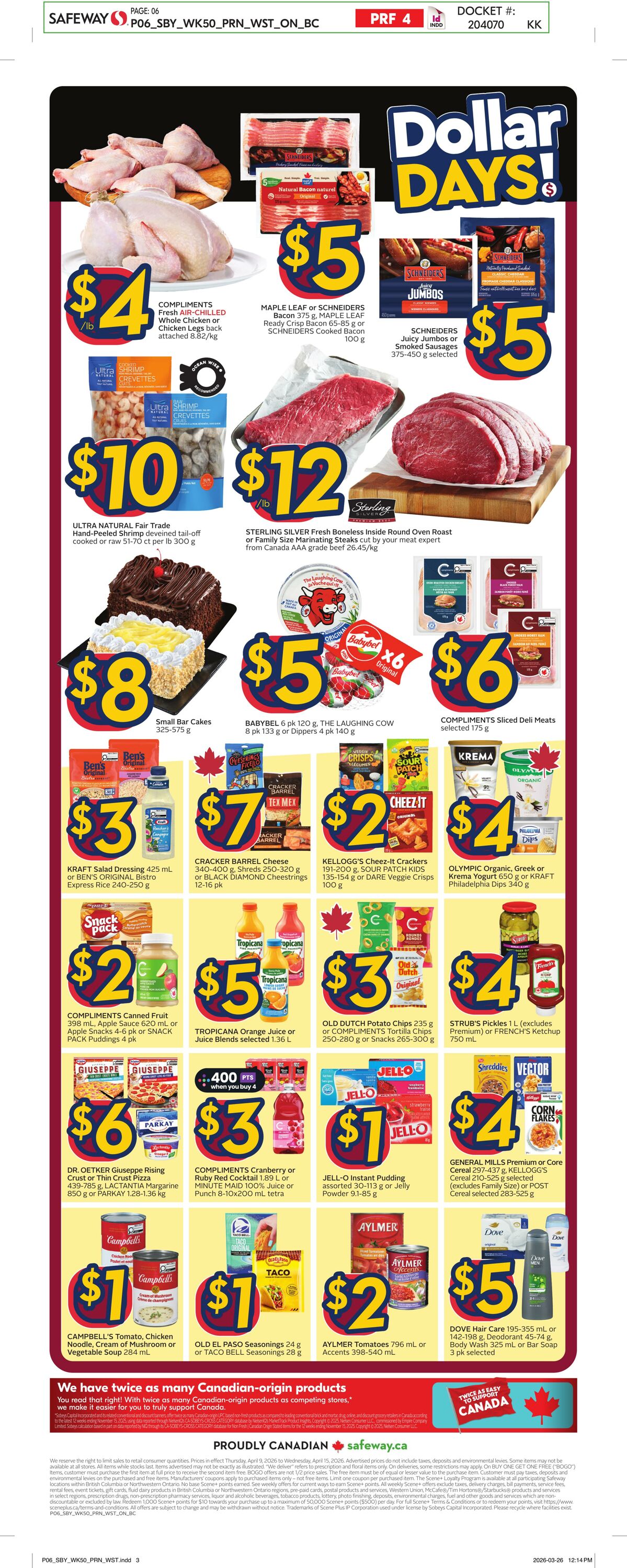 Circulaire Safeway 09.04.2026 - 15.04.2026