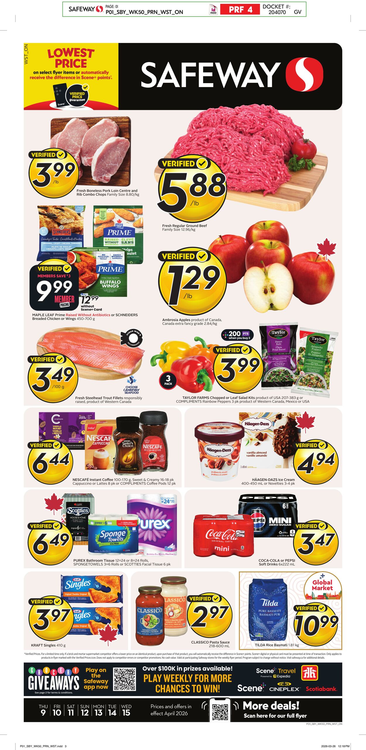 Circulaire Safeway 09.04.2026 - 15.04.2026