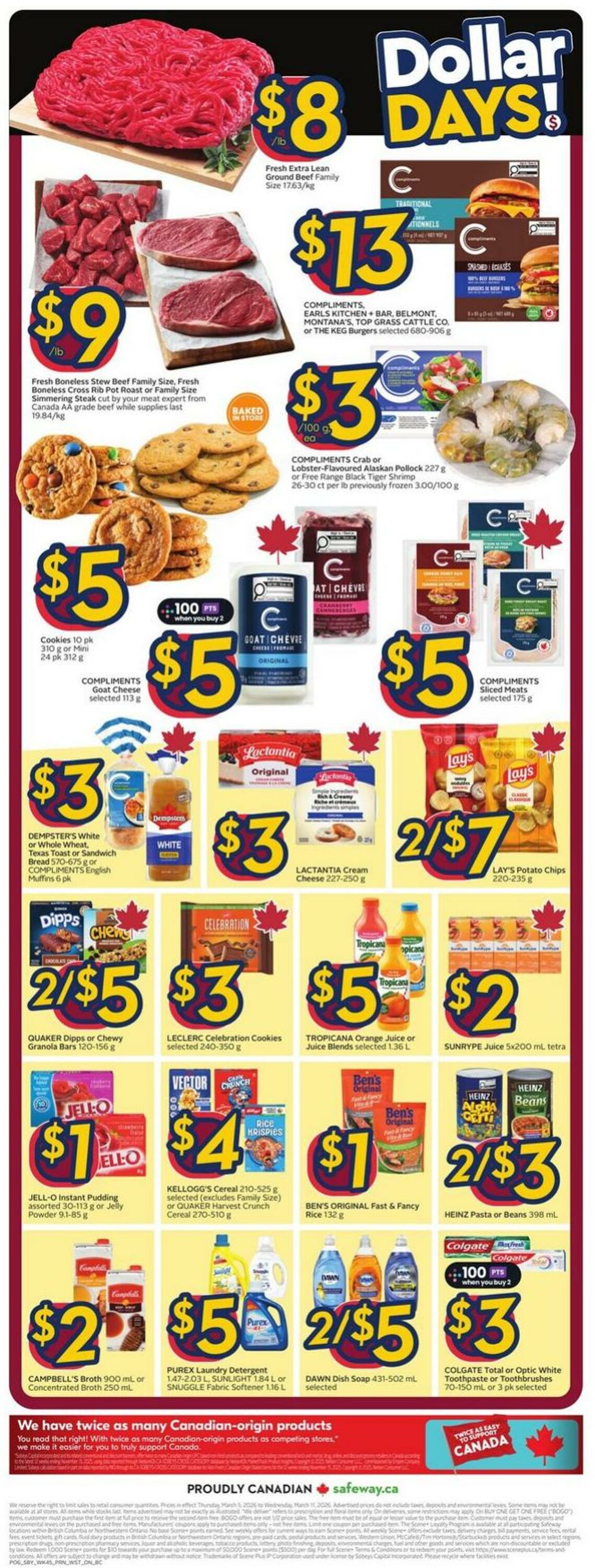 Circulaire Safeway 05.03.2026 - 11.03.2026