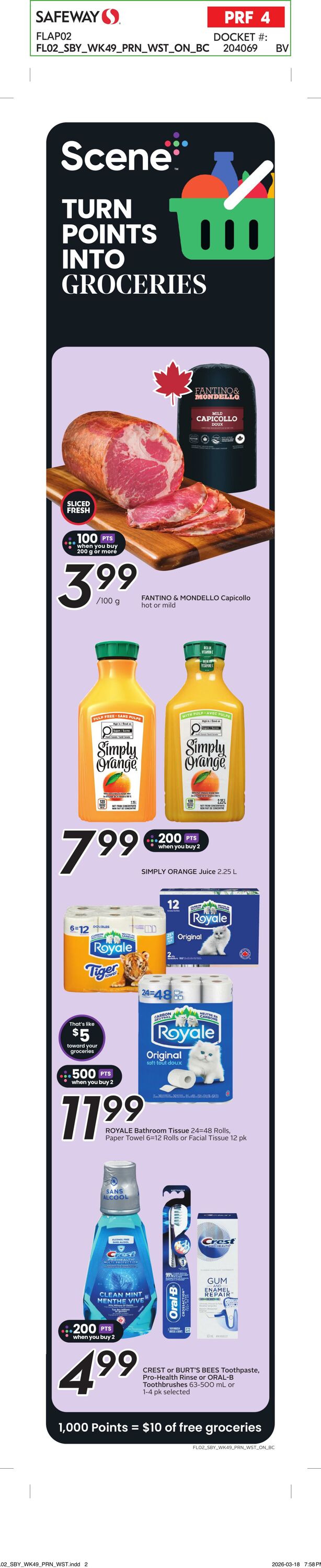 Circulaire Safeway 02.04.2026 - 08.04.2026