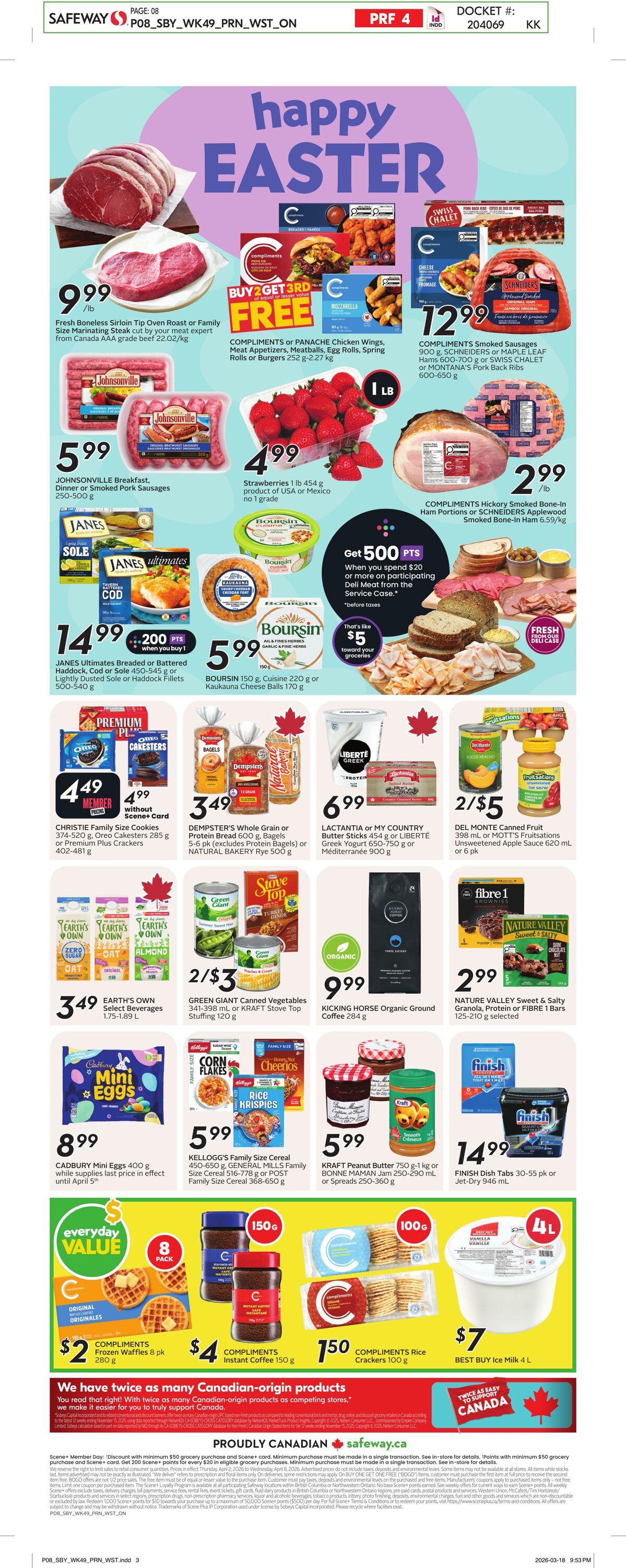 Circulaire Safeway 02.04.2026 - 08.04.2026