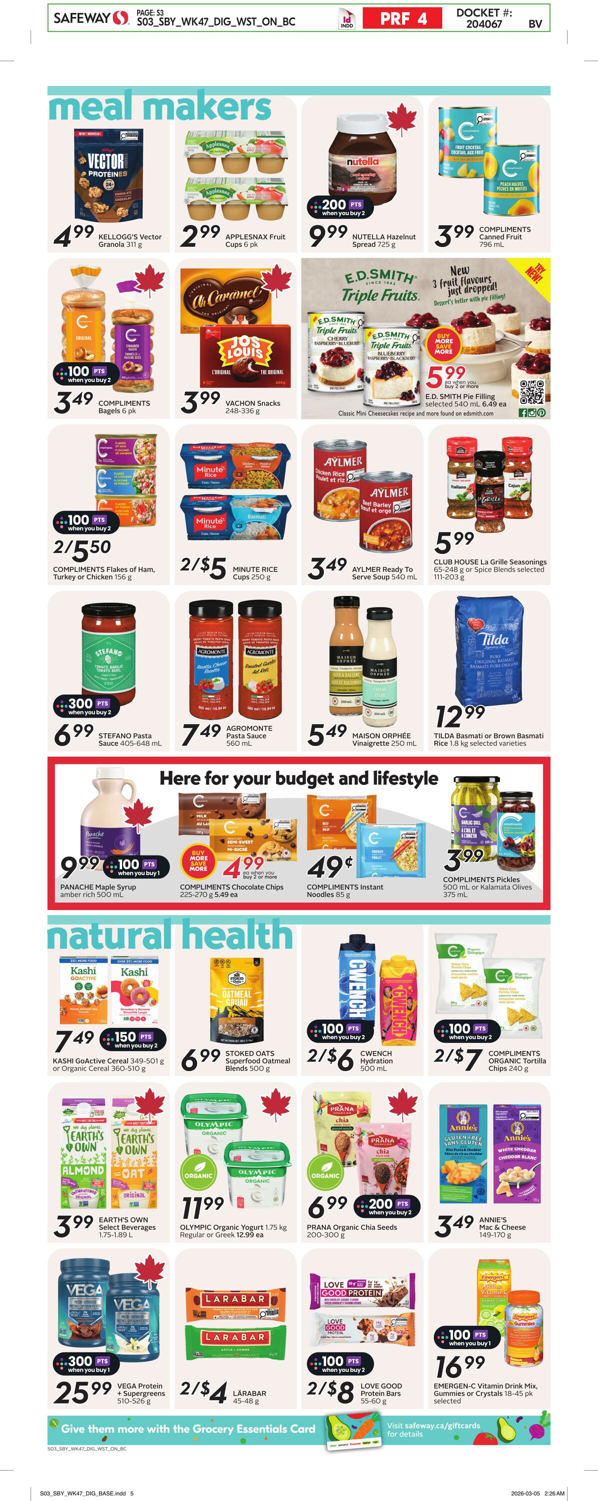 Circulaire Safeway 19.03.2026 - 25.03.2026
