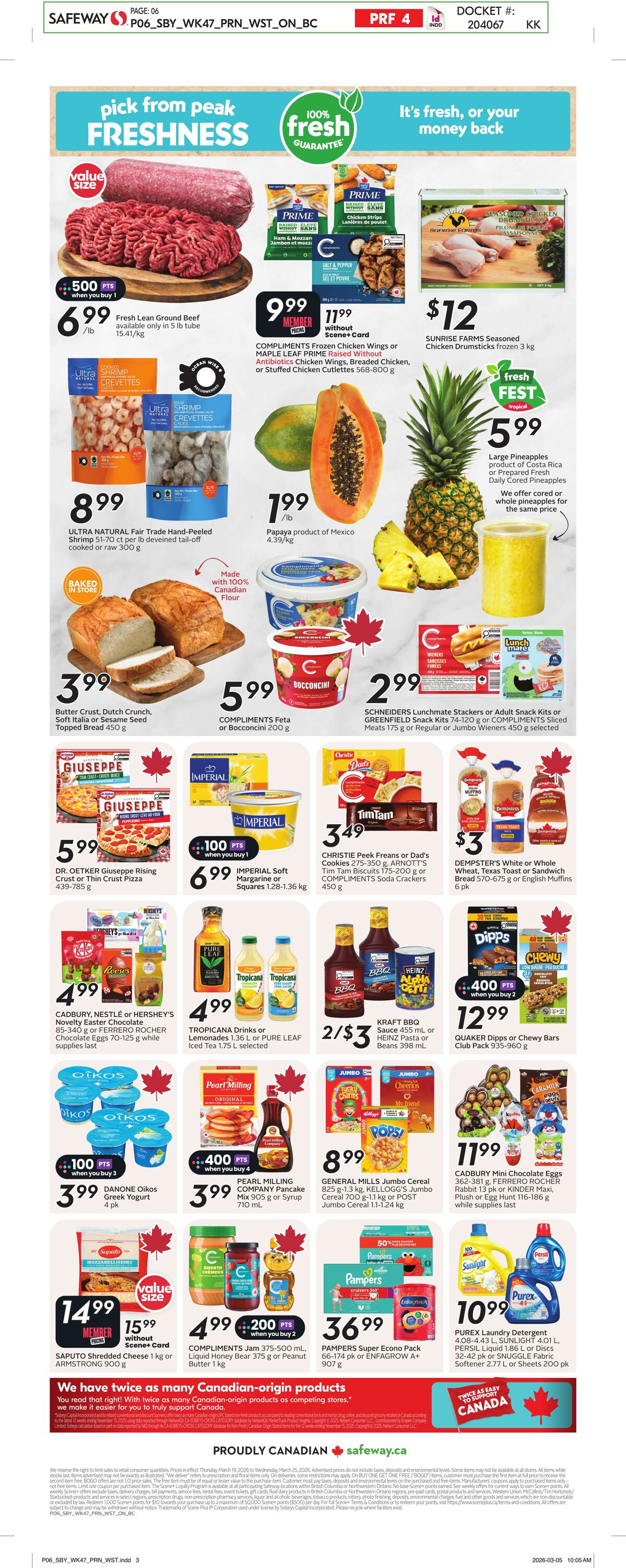 Circulaire Safeway 19.03.2026 - 25.03.2026