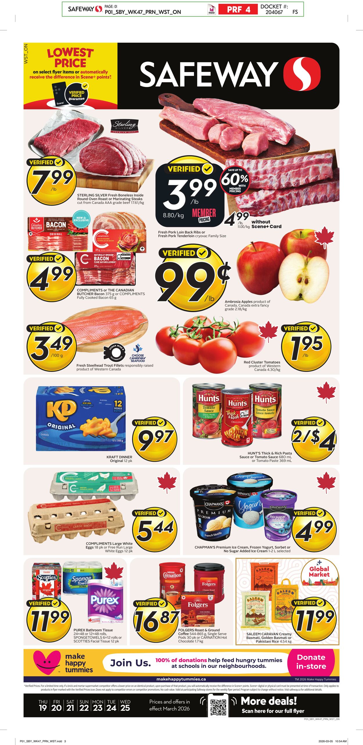 Circulaire Safeway 19.03.2026 - 25.03.2026