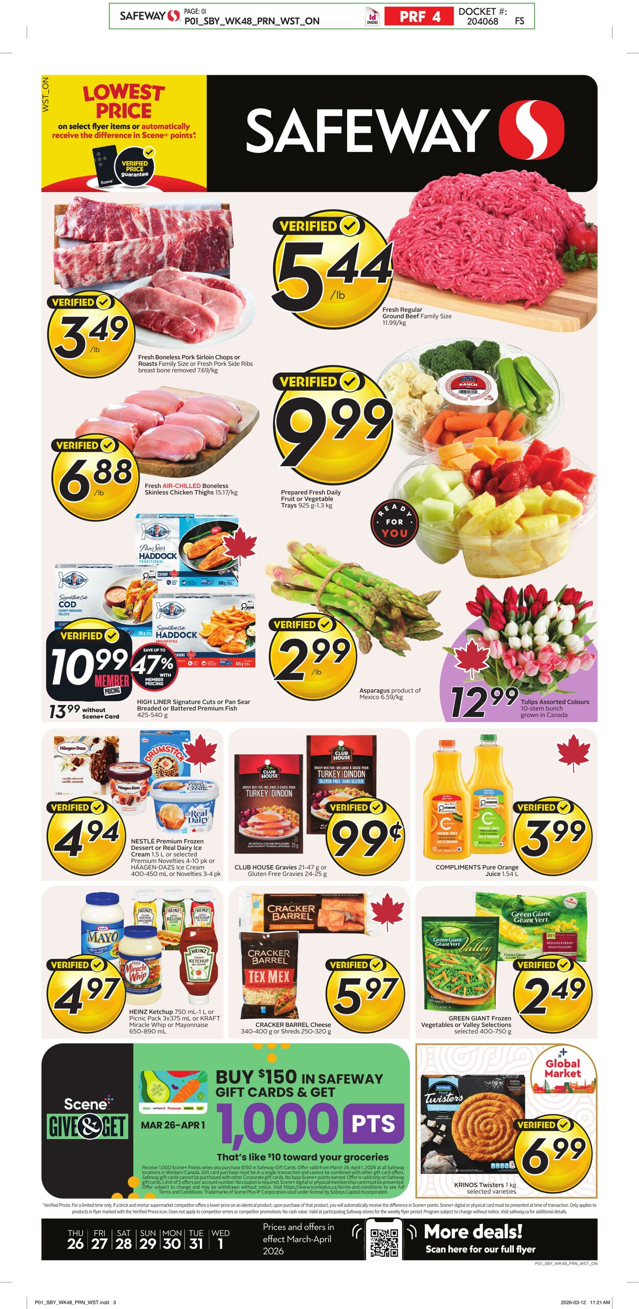 Circulaire Safeway 26.03.2026 - 01.04.2026