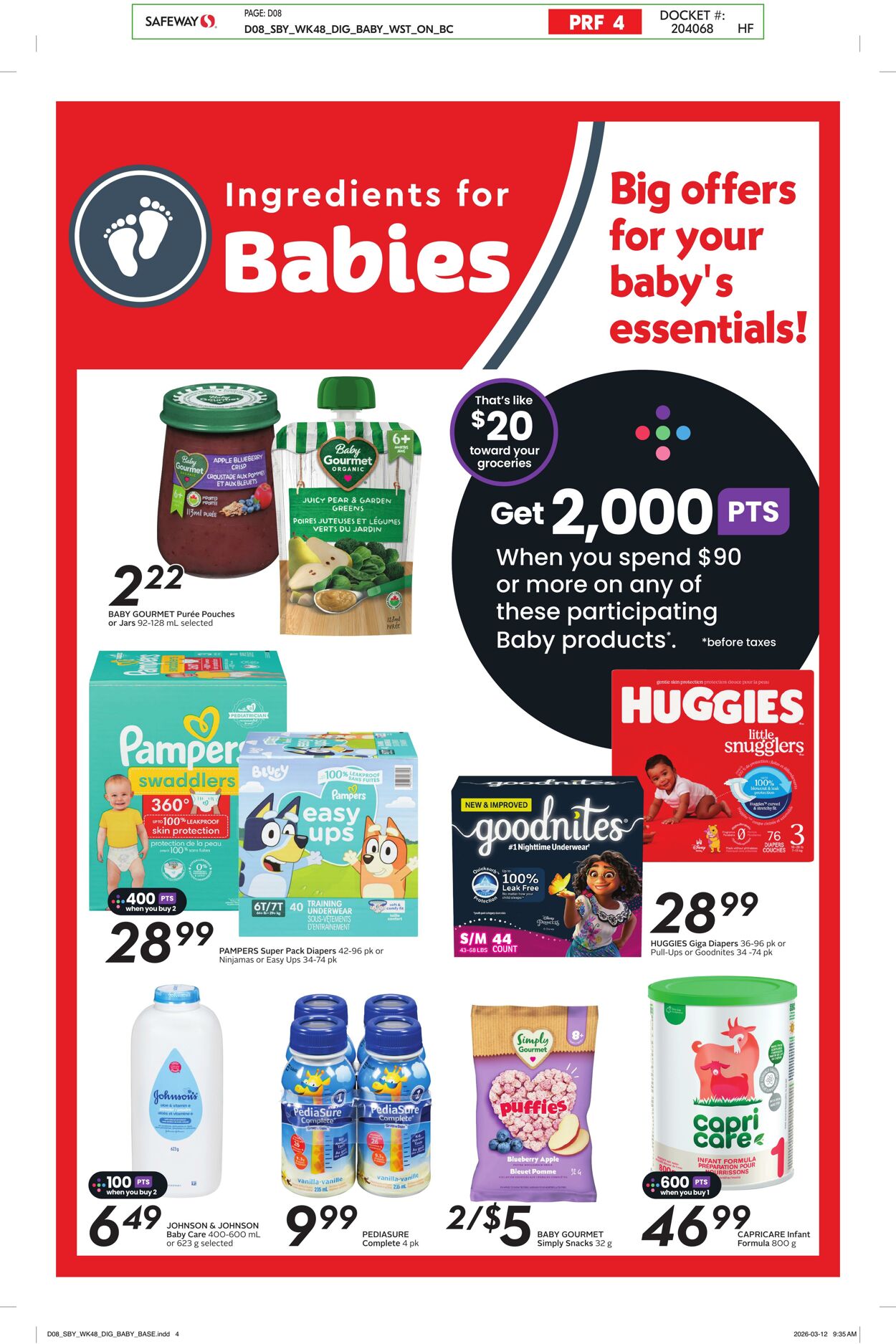Circulaire Safeway 26.03.2026 - 01.04.2026