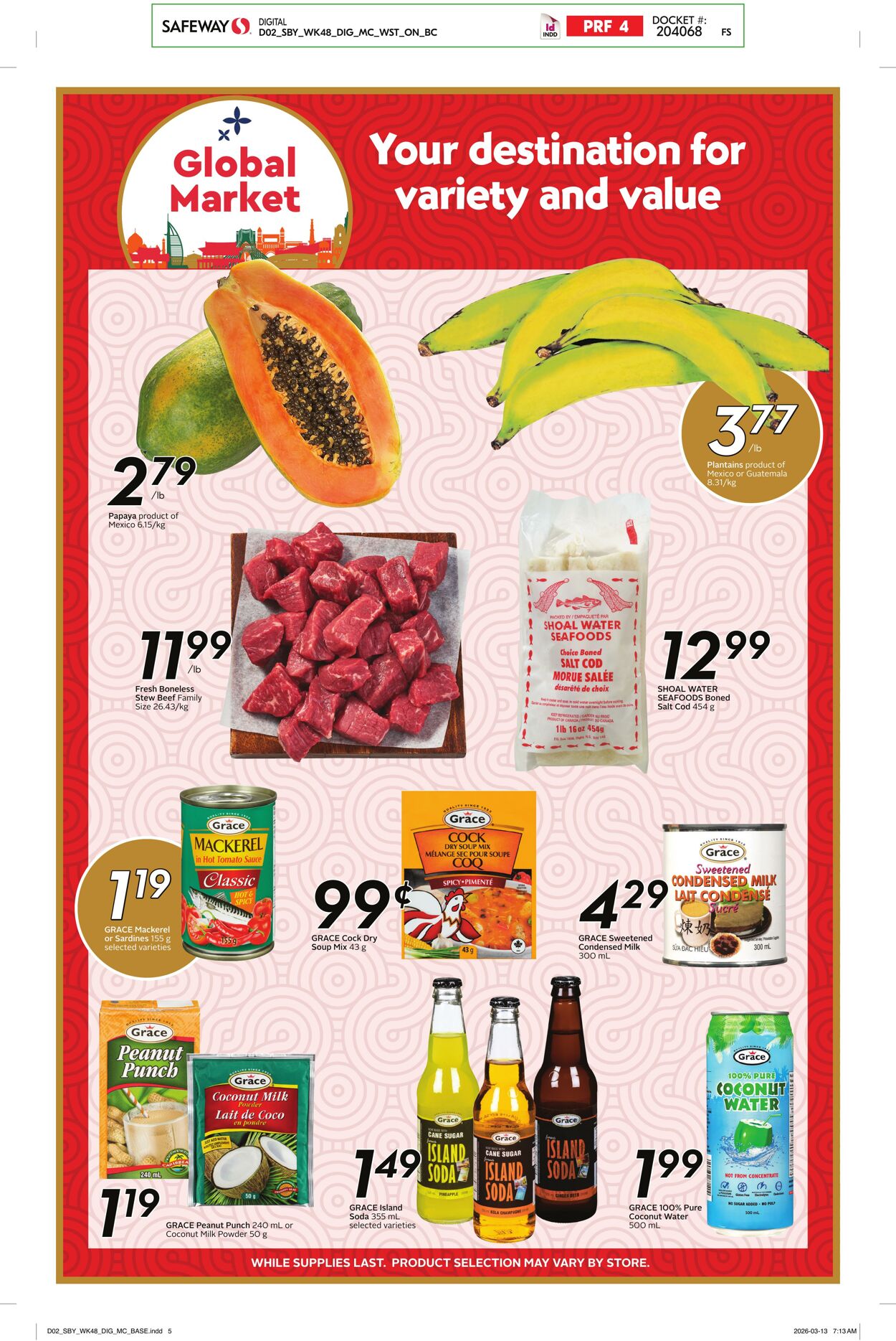 Circulaire Safeway 26.03.2026 - 01.04.2026