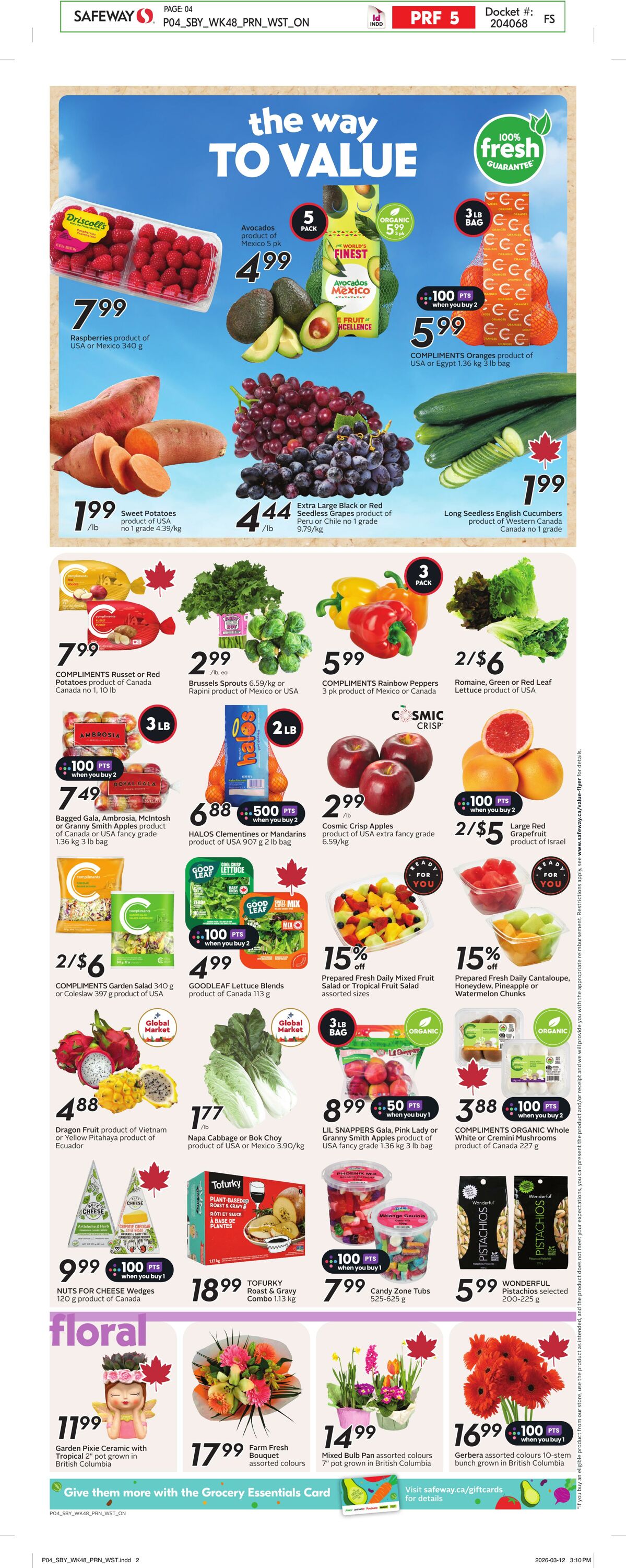 Circulaire Safeway 26.03.2026 - 01.04.2026