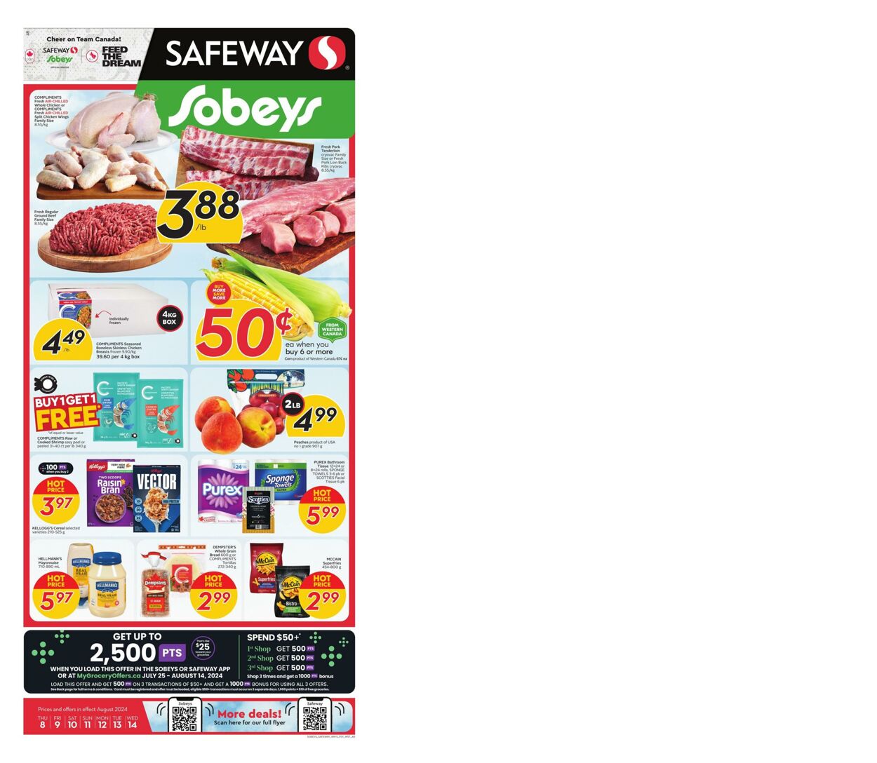 Circulaire Safeway 08.08.2024 - 14.08.2024