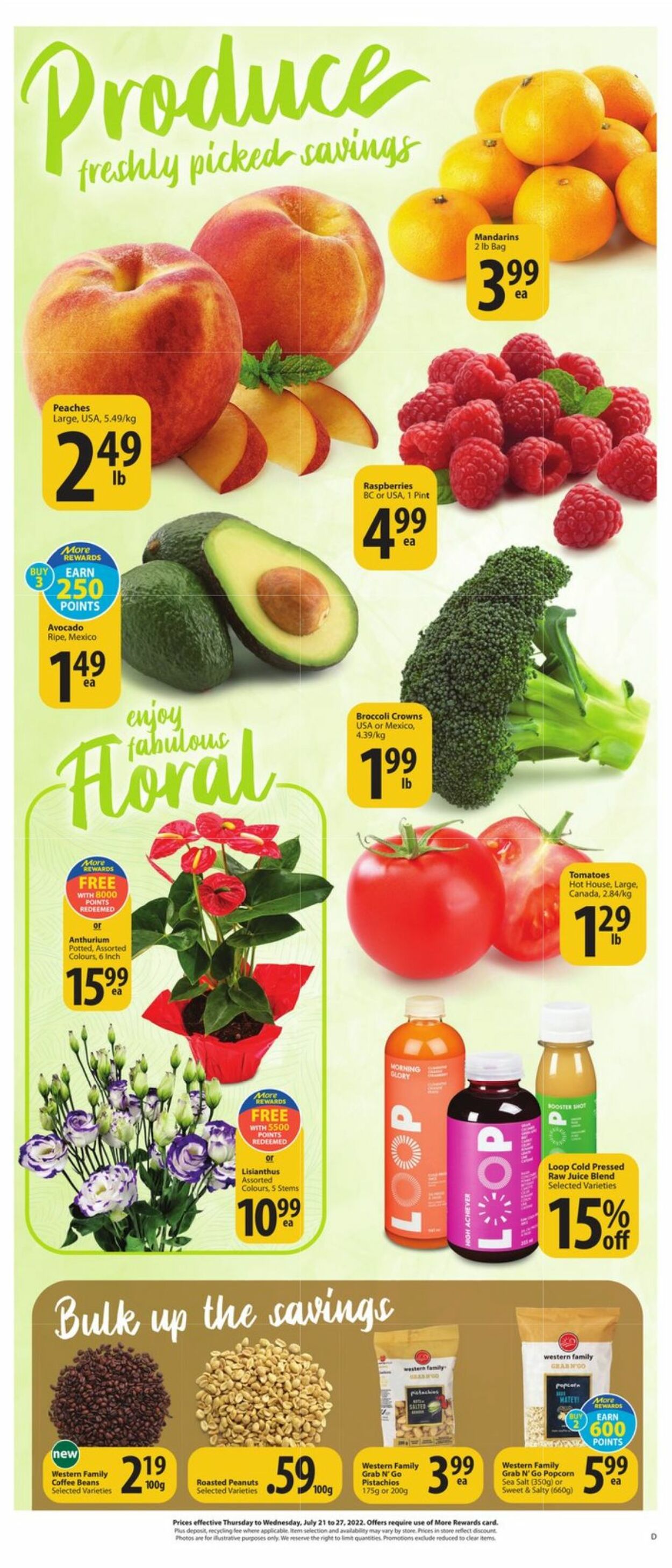 Circulaire Save-On-Foods 21.07.2022 - 27.07.2022