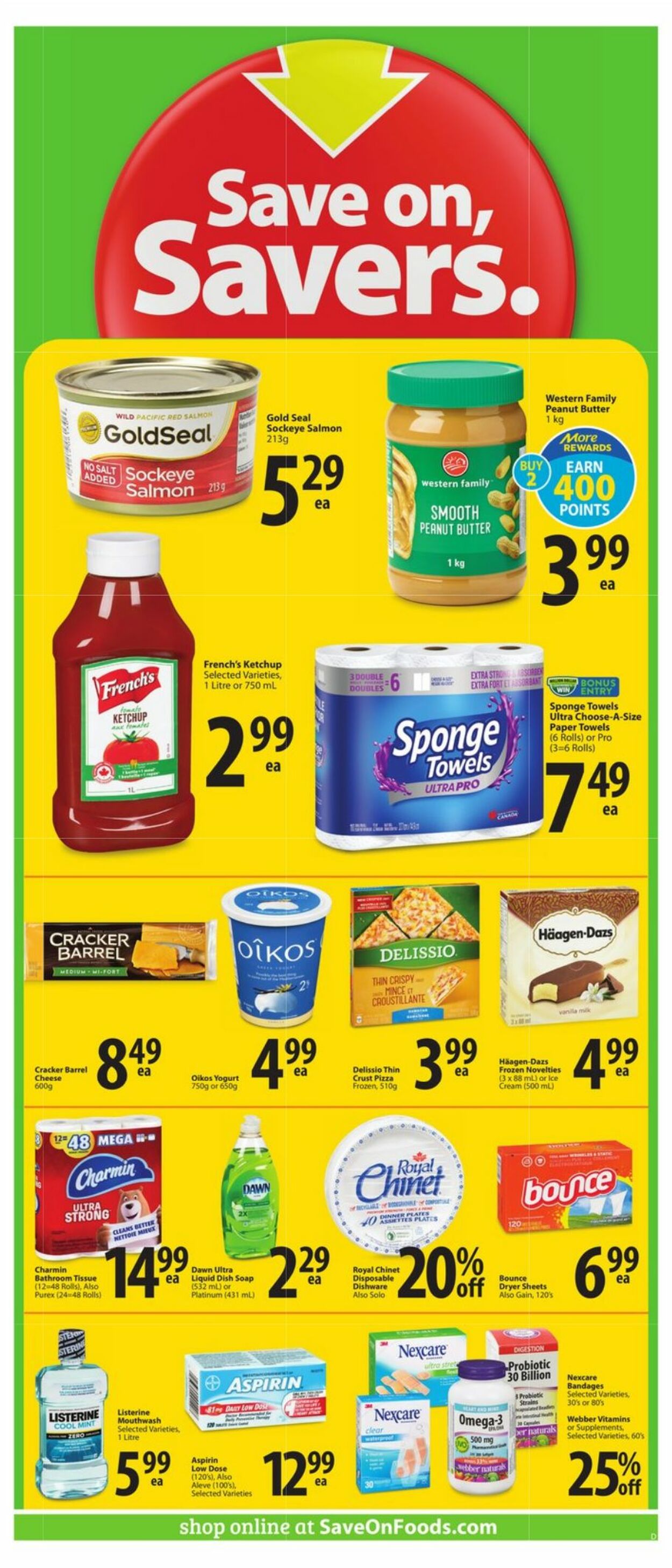 Circulaire Save-On-Foods 21.07.2022 - 27.07.2022
